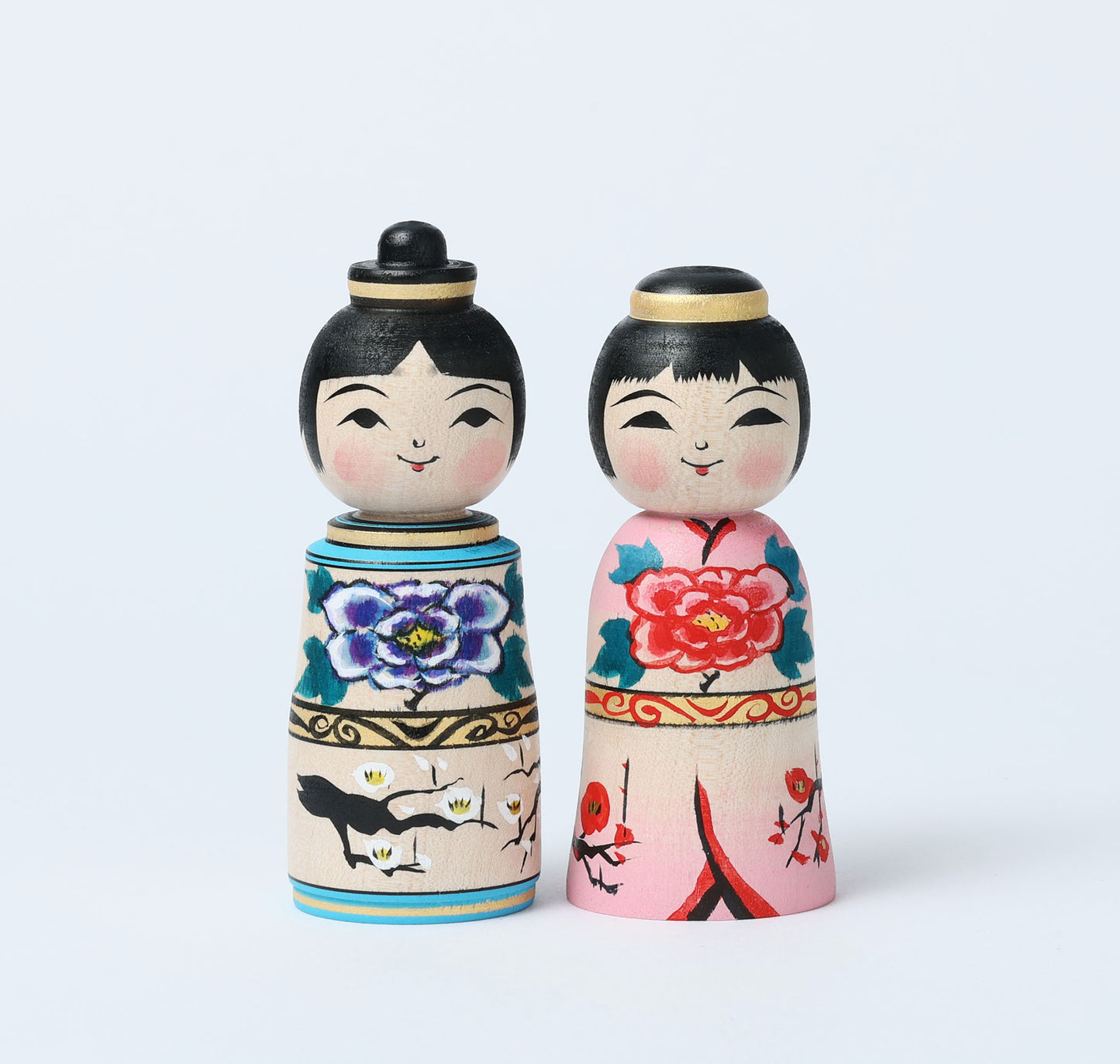 Hina kokeshi doll, 雛こけし | ABO, Masafumi 阿保正文工人 | Tsugaru style 津軽系 | 9.5cm in height
