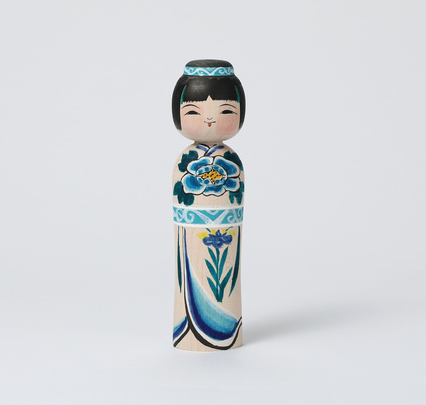 Kinagashi kokeshi doll | ABO, Muchihide | 15cm in height