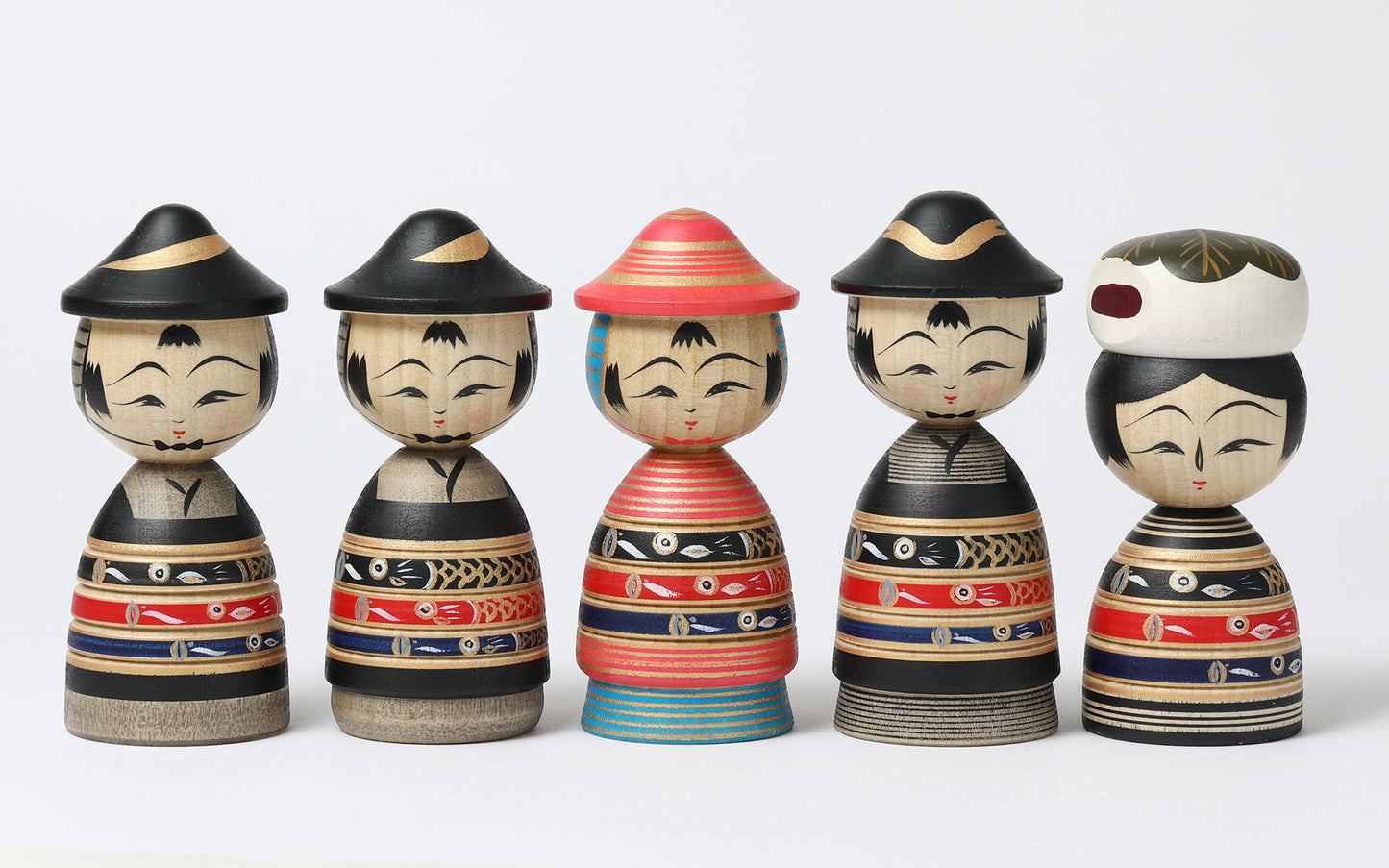 平賀 輝幸 平賀輝幸工人 | 平賀輝幸工人サムライ鯉のぼりこけし 鯉のぼりこけし | 鯉のぼりこけし作並スタイル 作並系 |高さ12cm