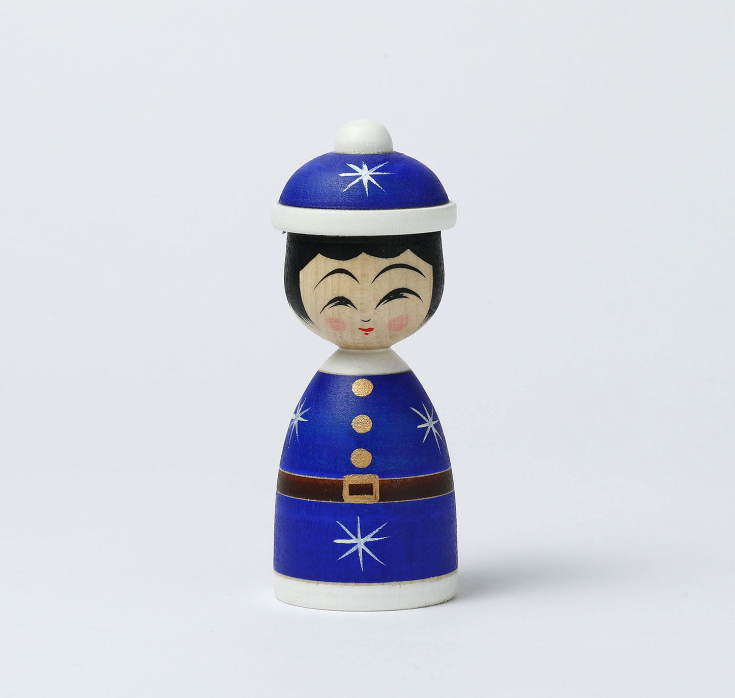 12-Santa Claus kokeshi doll | HIRAGA, Teruyuki | 12cm in height