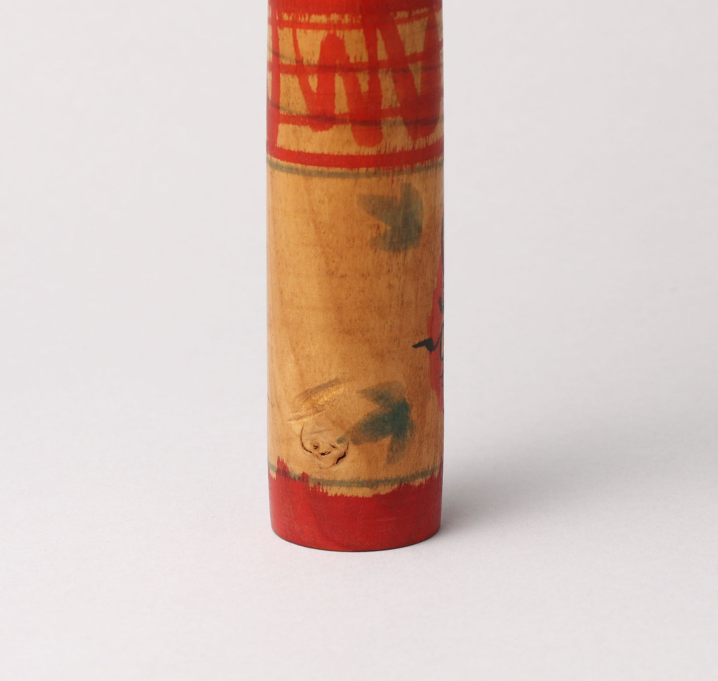 ビンテージ中ノ沢スタイルこけし - たこ坊主、瀬谷十治作 (1924-2004) | こけし古物 瀬谷重治(中ノ沢系たこ坊主)