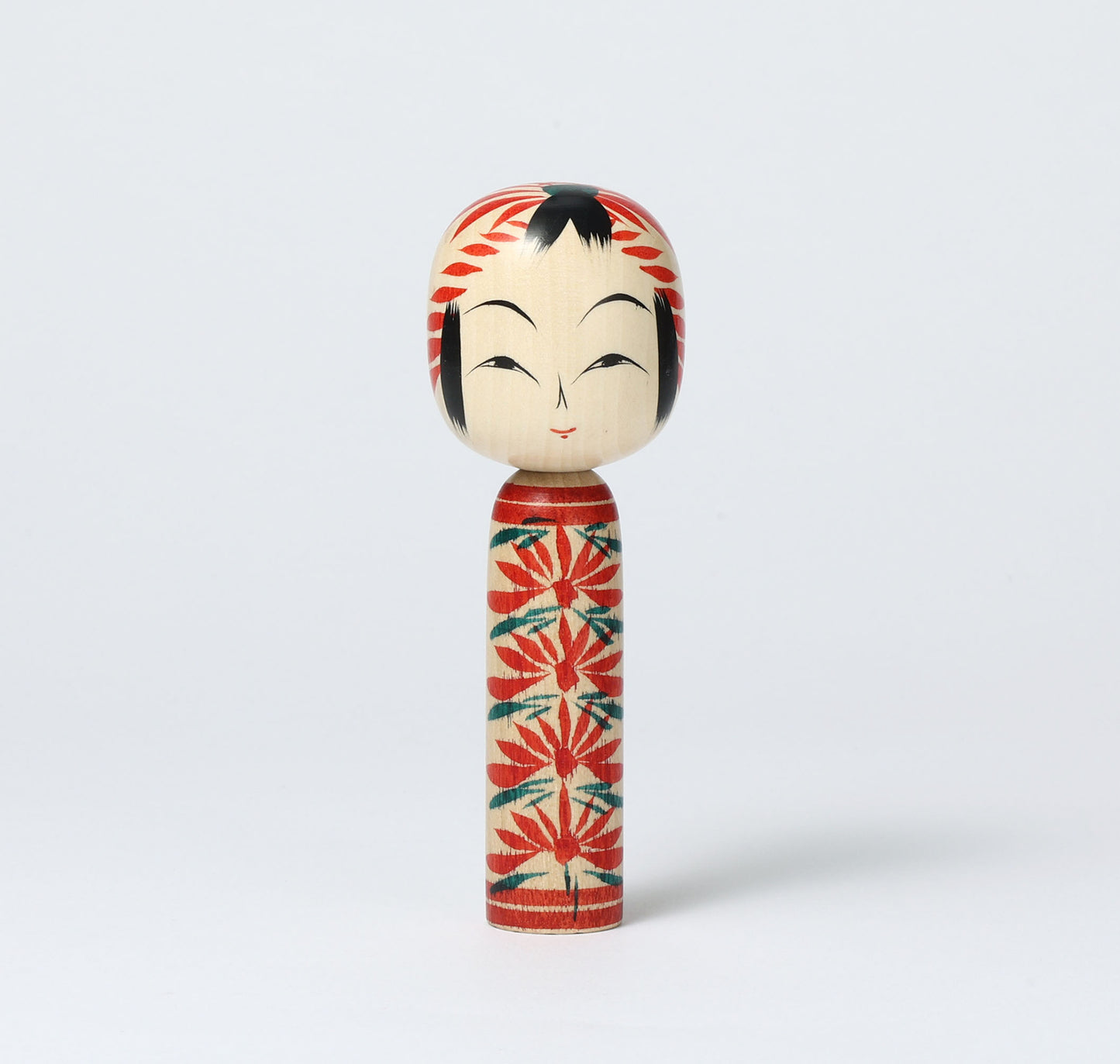 遠刈田系こけし | 早坂政弘工人 遠刈田系 | 高さ13cm