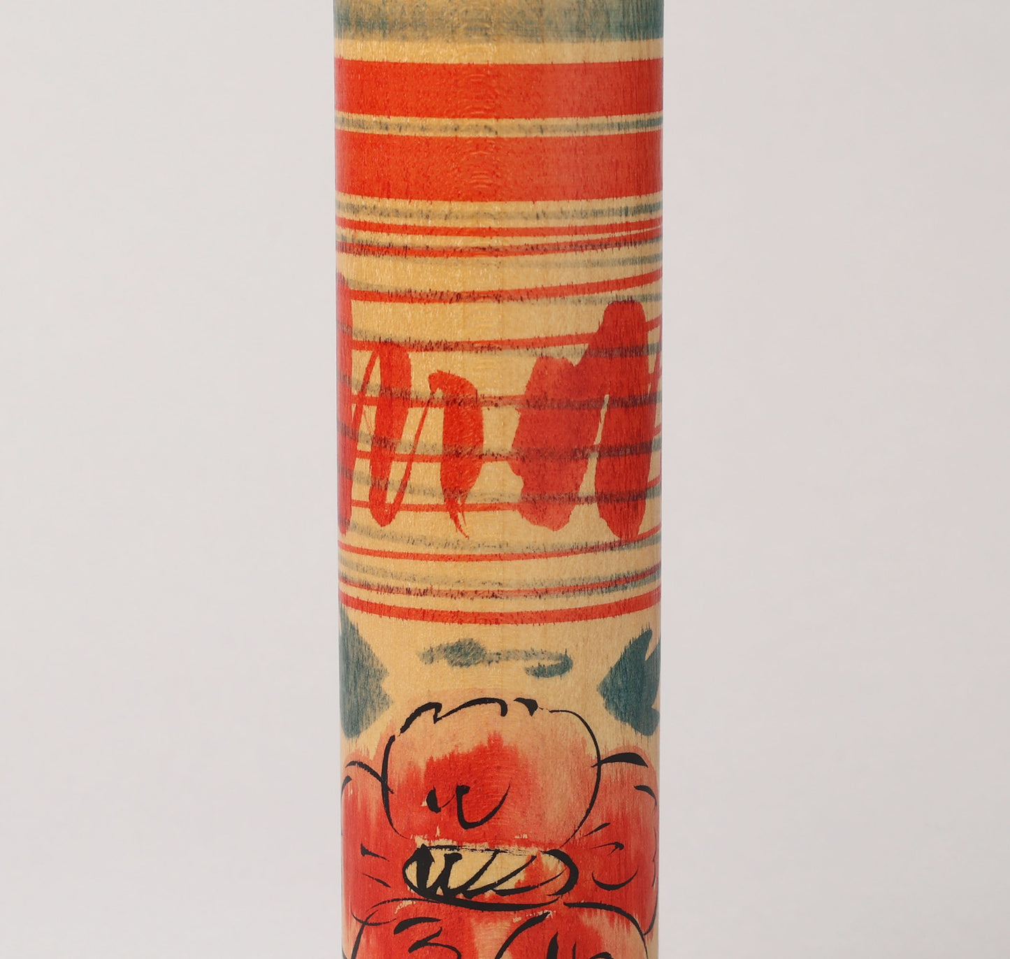 ヴィンテージ中ノ沢式こけし・たこ坊主、斎藤徳寿(1926-2021)作 | こけし古物 斎藤徳寿(中ノ沢系たこ坊主)