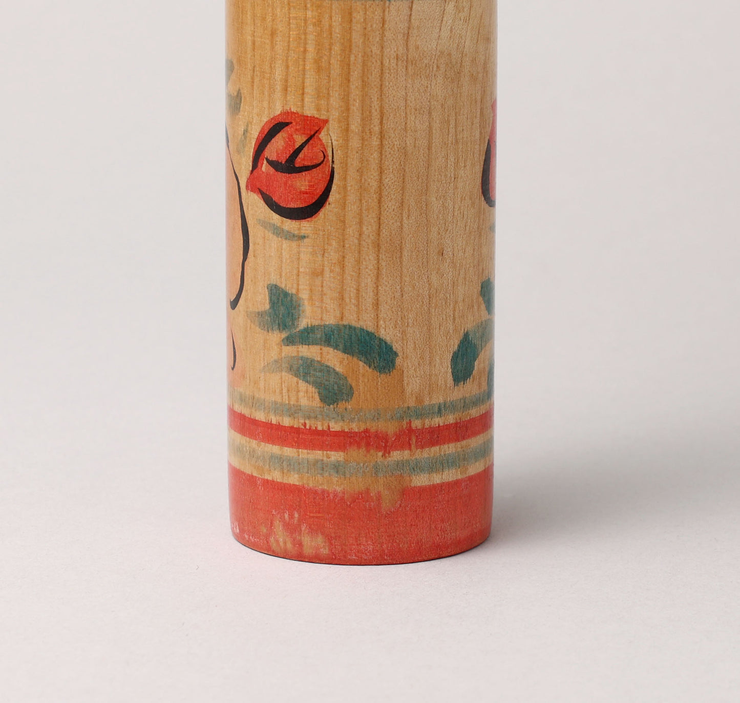 ヴィンテージ中ノ沢式こけし・たこ坊主、斎藤徳寿(1926-2021)作 | こけし古物 斎藤徳寿(中ノ沢系たこ坊主)