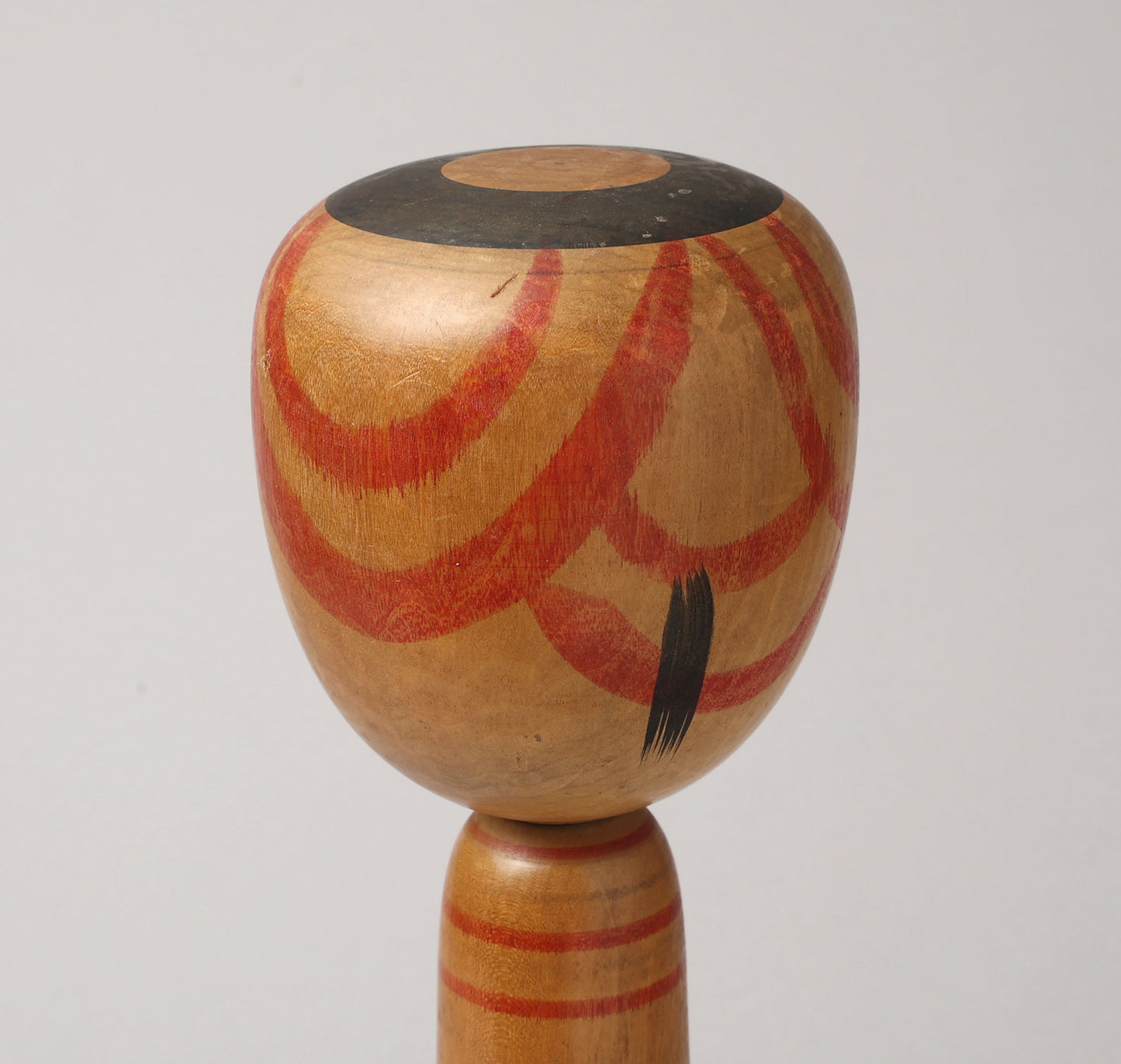 ヴィンテージ中ノ沢式こけし たこ坊主 柿崎文雄 (1947-) | こけし古物 柿崎文雄(中ノ沢系たこ坊主)