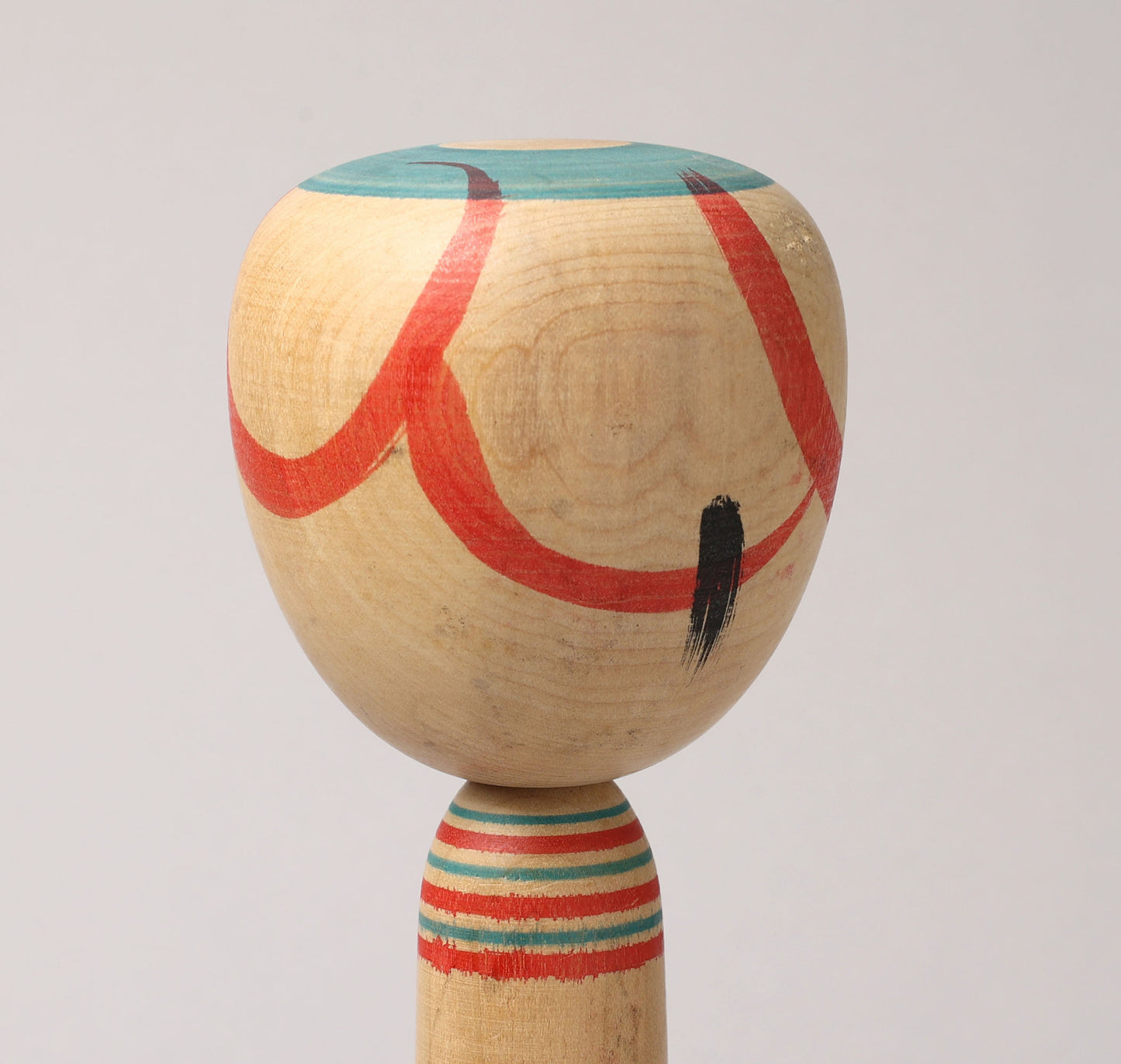 ヴィンテージ中ノ沢式こけし たこ坊主 柿崎文雄 (1947-) | こけし古物 柿崎文雄(中ノ沢系たこ坊主)