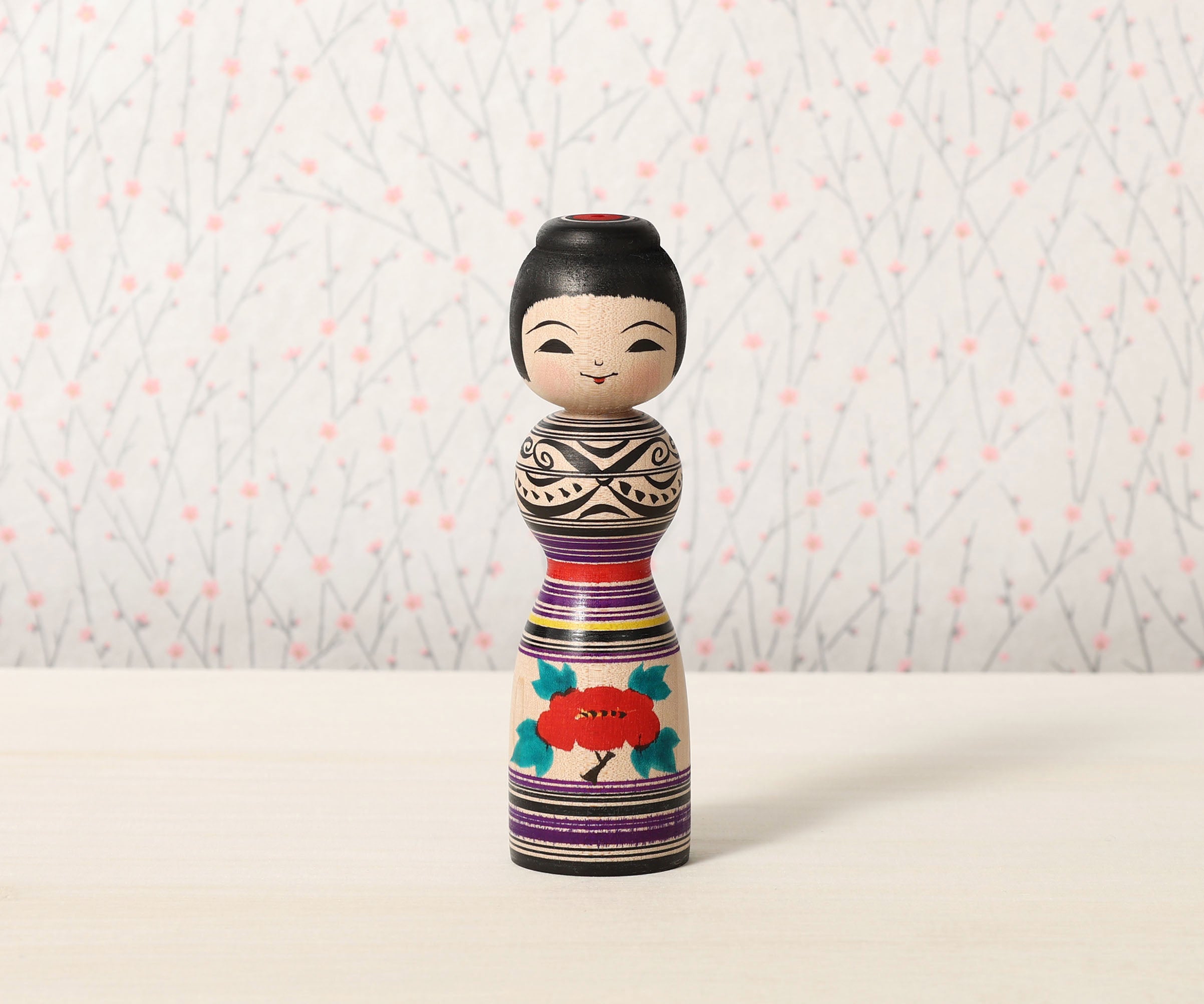 阿保正文工人　津軽系こけし3点セット 阿保 正文 阿保正文工人 |津軽こけし本仁型 - 津軽こけし本人型 |津軽