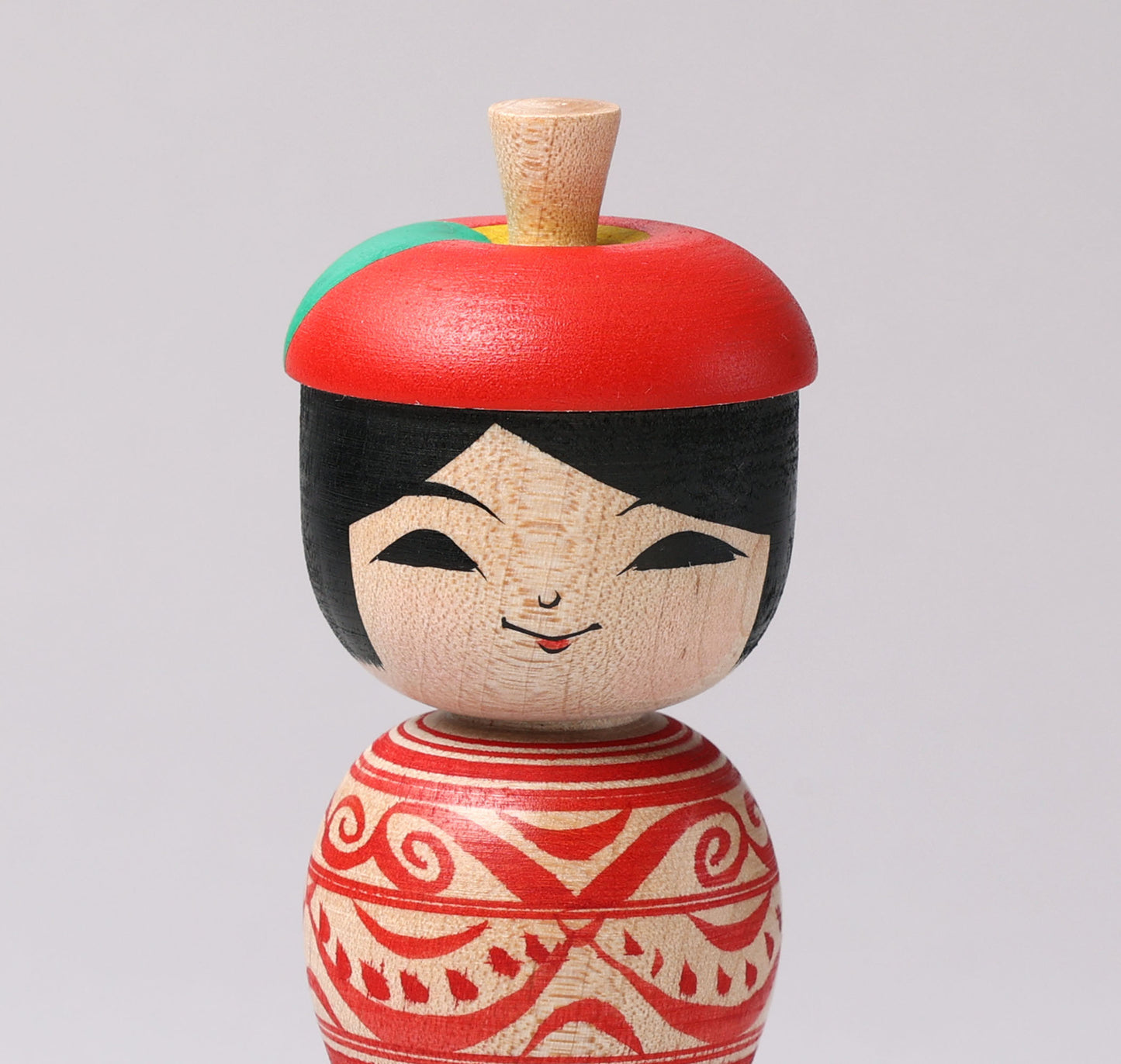 ABO, Masafumi 阿保正文工人 | Apple kokeshi- りんごこけし | Tsugaru style 津軽系