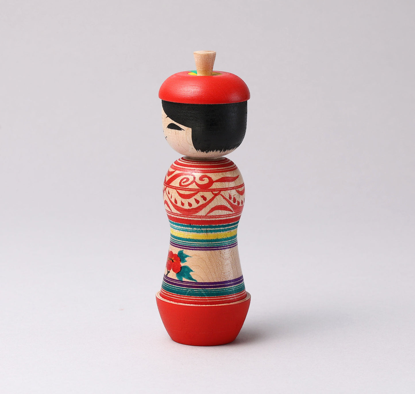 ABO, Masafumi 阿保正文工人 | Apple kokeshi- りんごこけし | Tsugaru style 津軽系