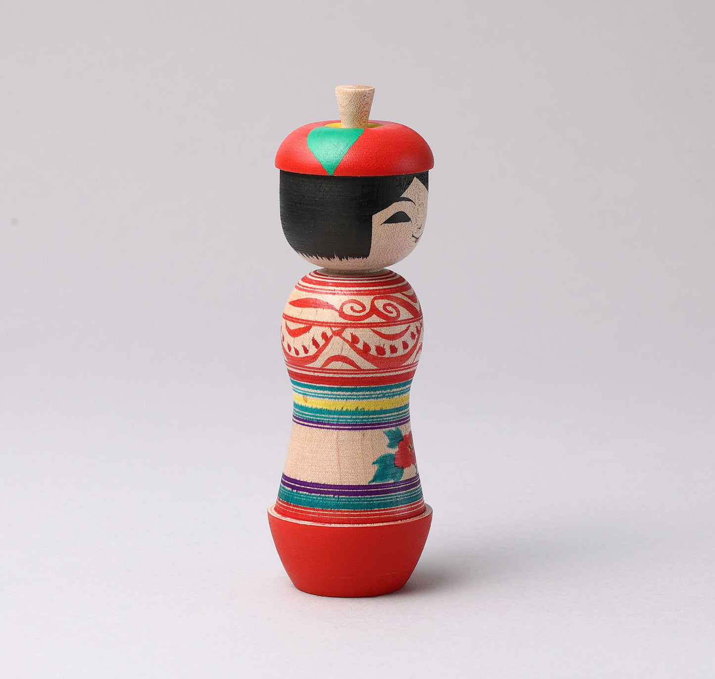 ABO, Masafumi 阿保正文工人 | Apple kokeshi- りんごこけし | Tsugaru style 津軽系