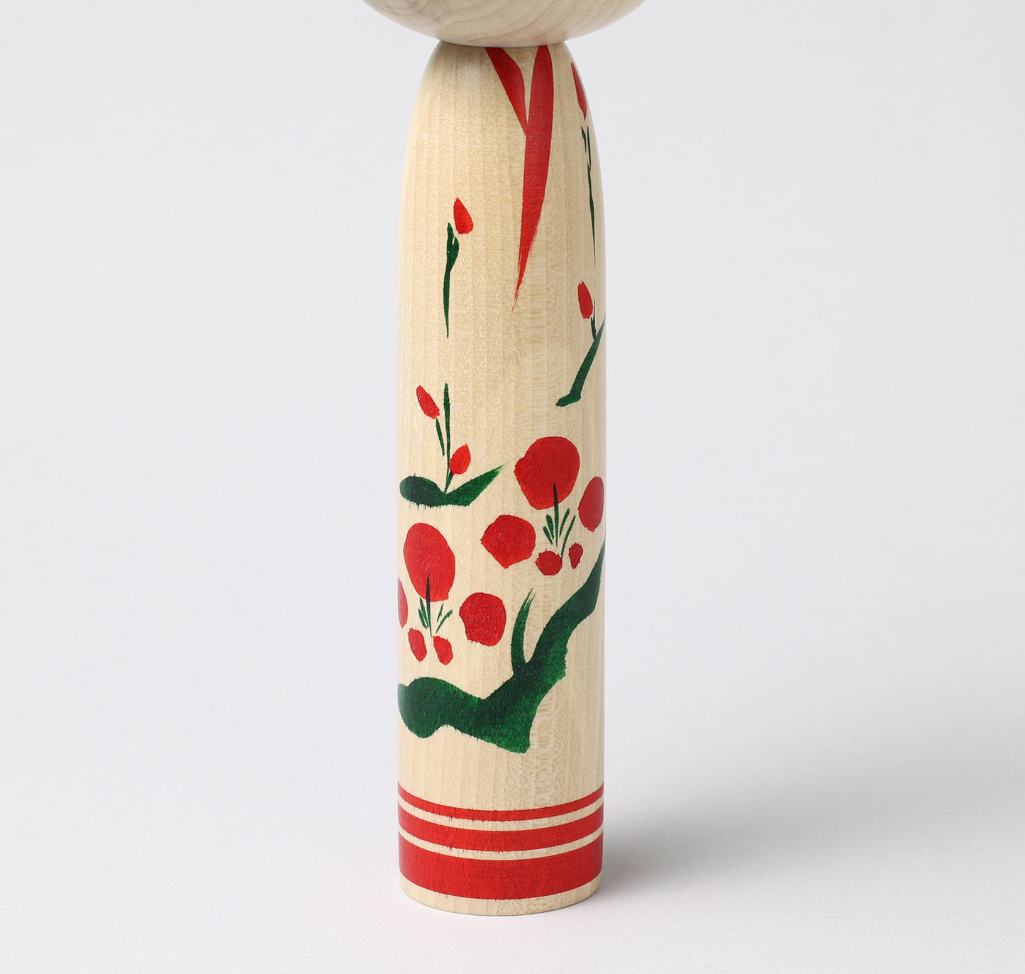 Togatta style kokeshi doll | KOYAMA, Yoshimi 小山芳美工人 | 遠刈田こけし | Togatta style 遠刈田系 | 24.5cm in height from Japan