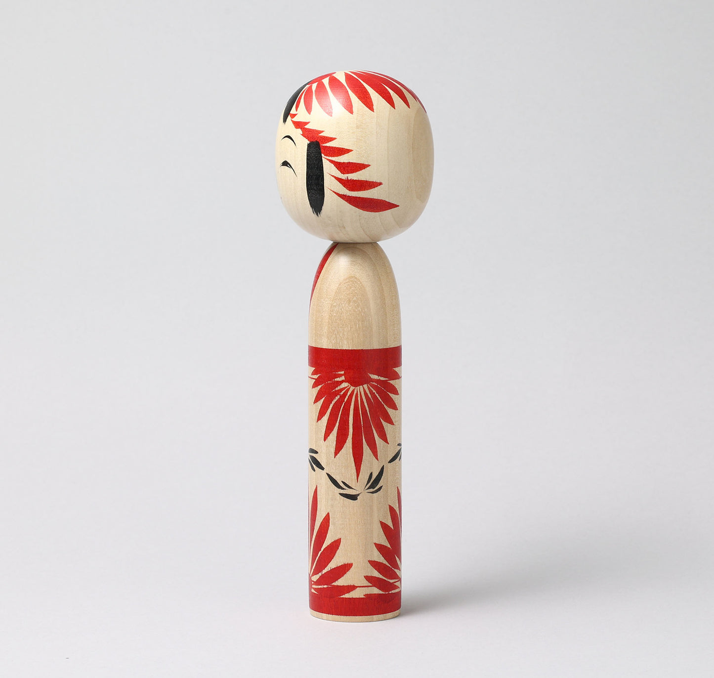 Togatta style kokeshi doll | KOYAMA, Yoshimi 小山芳美工人 | 遠刈田こけし | Togatta style 遠刈田系 | 24.5cm in height from Japan