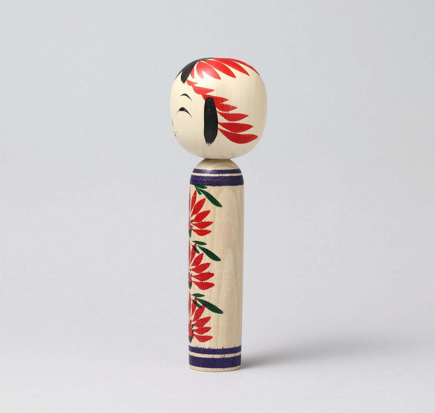 Togatta style kokeshi doll | KOYAMA, Yoshimi 小山芳美工人 | 遠刈田こけし | Togatta style 遠刈田系 | 18.5cm in height from Japan