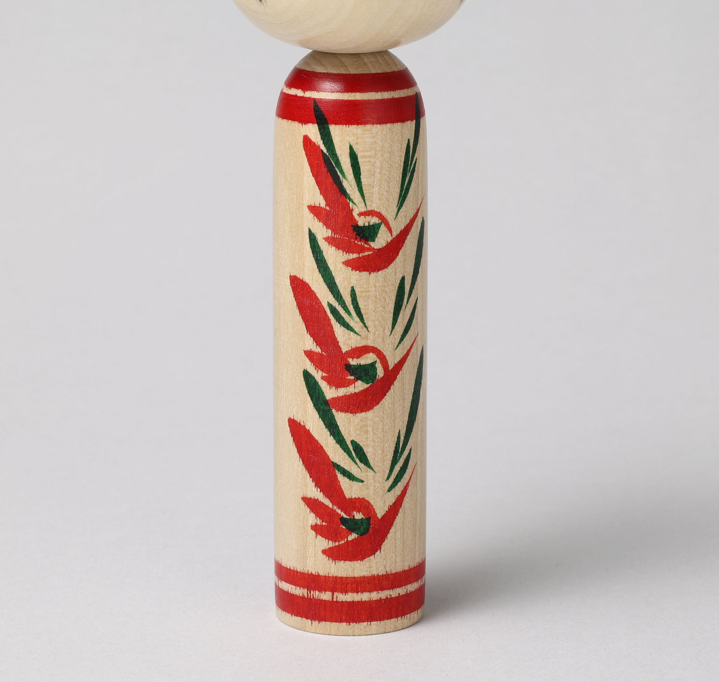 Togatta style kokeshi doll | KOYAMA, Yoshimi 小山芳美工人 | 遠刈田こけし | Togatta style 遠刈田系 | 18.5cm in height from Japan