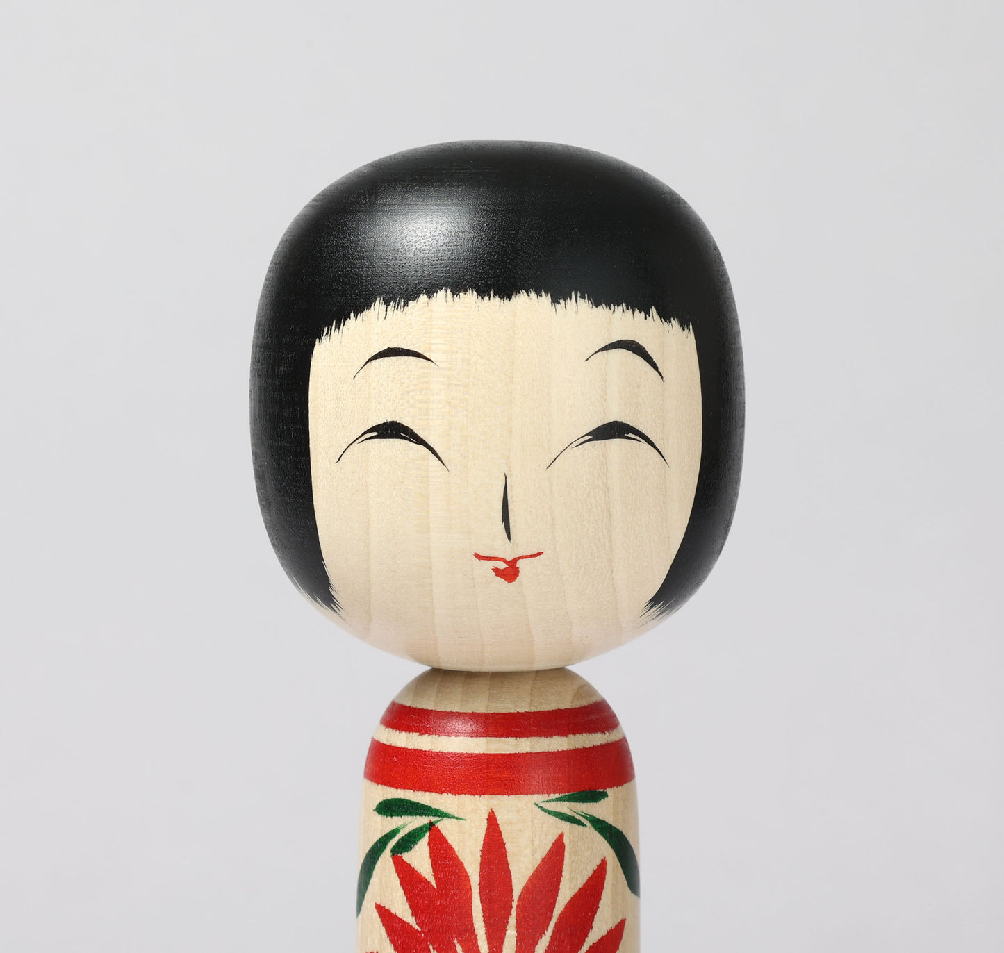 Togatta style kokeshi doll | KOYAMA, Yoshimi 小山芳美工人 | 遠刈田こけし | Togatta style 遠刈田系 | 18.5cm in height from Japan