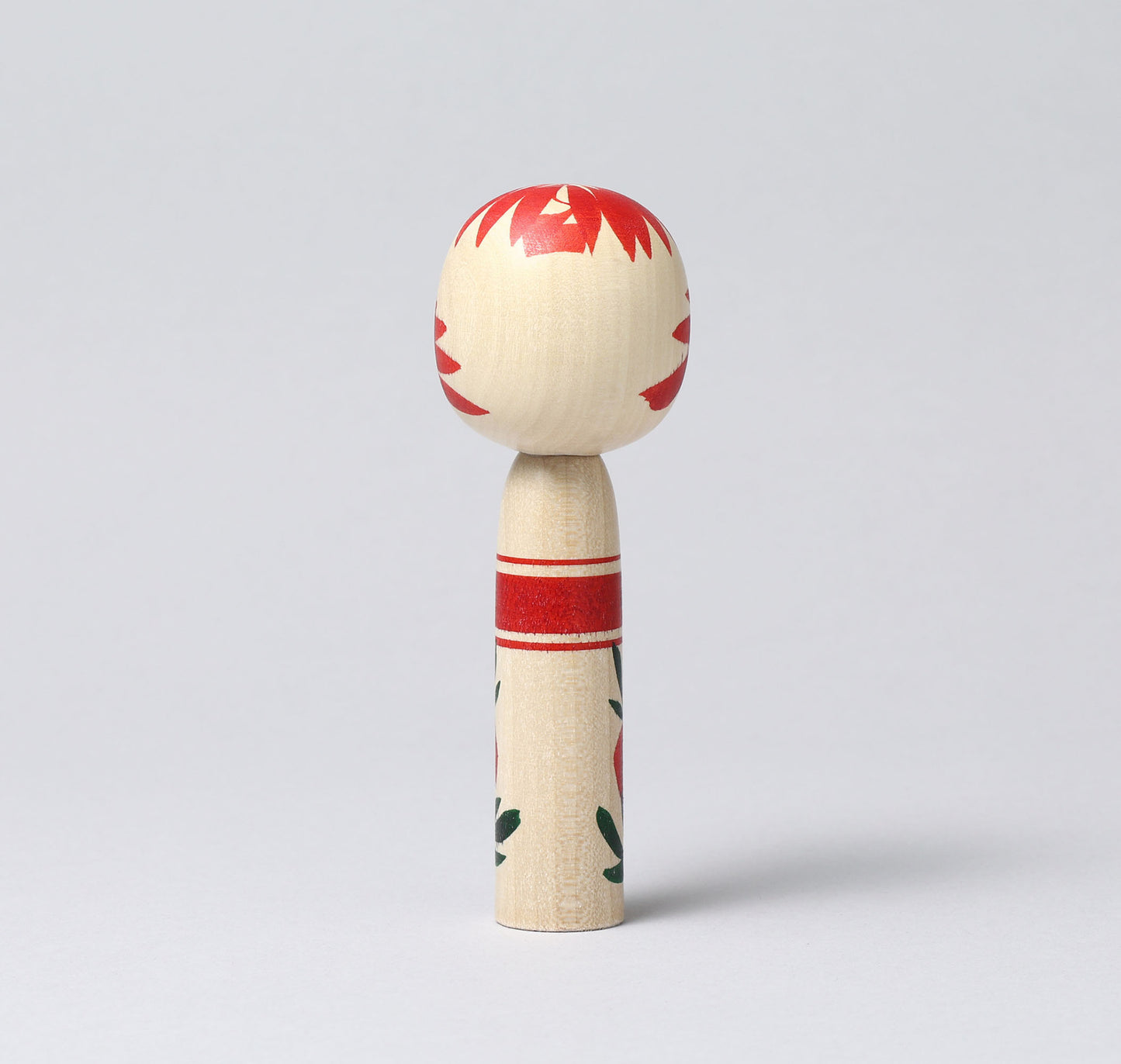 Togatta style kokeshi doll | KOYAMA, Yoshimi 小山芳美工人 | 遠刈田こけし | Togatta style 遠刈田系 | 12.5cm in height from Japan