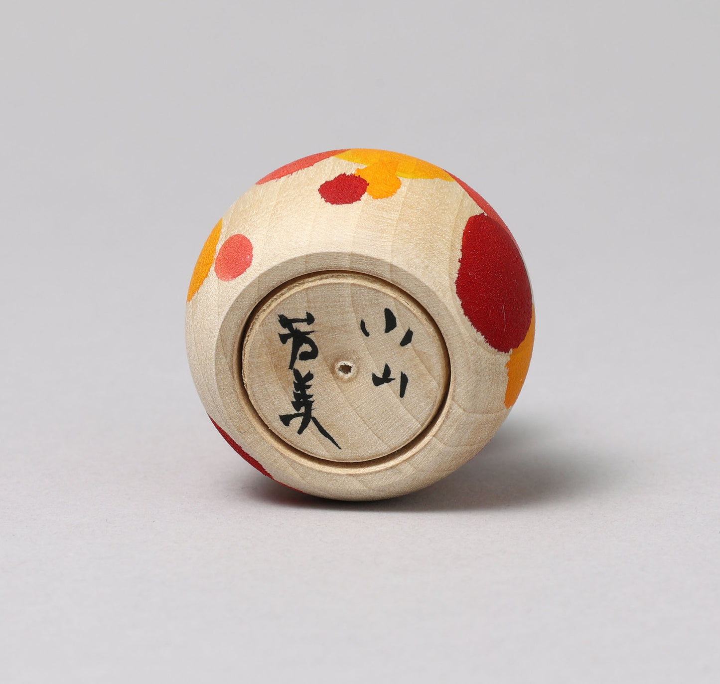 Kasa-umbrella kokeshi doll | KOYAMA, Yoshimi 小山芳美工人 | 傘こけし | Togatta style 遠刈田系 | 6cm in height from Japan