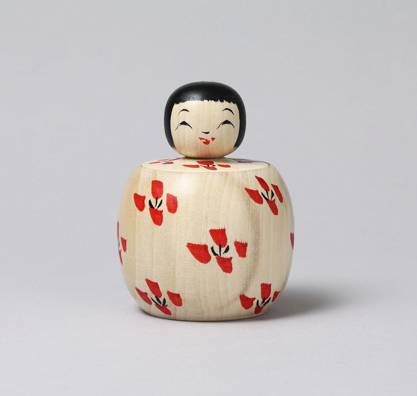 Container style Ejiko kokeshi doll | KOYAMA, Yoshimi 小山芳美工人 | えじここけし | Togatta style 遠刈田系 | 9.5cm in height from Japan