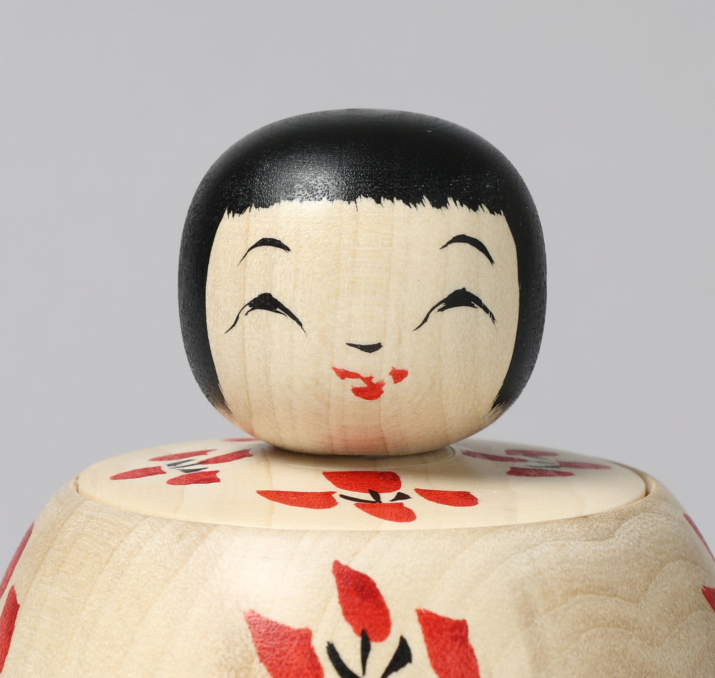 Container style Ejiko kokeshi doll | KOYAMA, Yoshimi 小山芳美工人 | えじここけし | Togatta style 遠刈田系 | 9.5cm in height from Japan