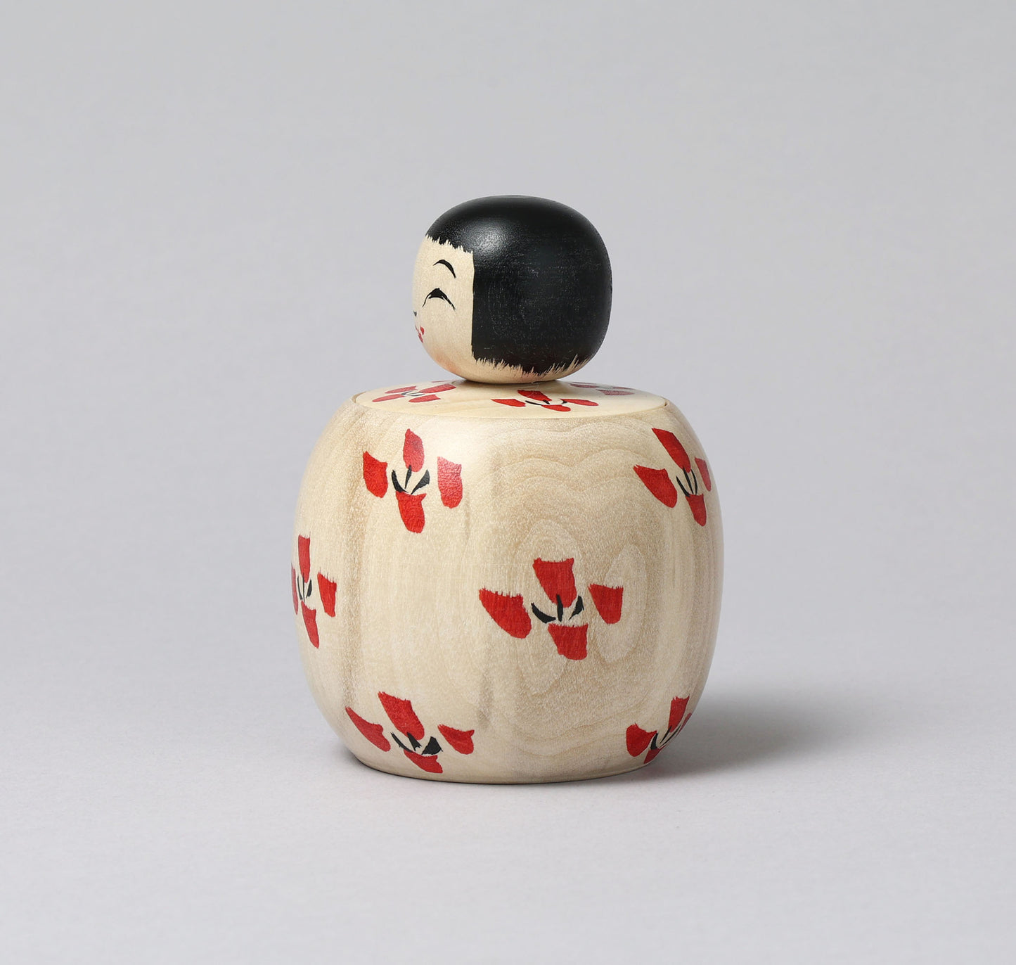 Container style Ejiko kokeshi doll | KOYAMA, Yoshimi 小山芳美工人 | えじここけし | Togatta style 遠刈田系 | 9.5cm in height from Japan