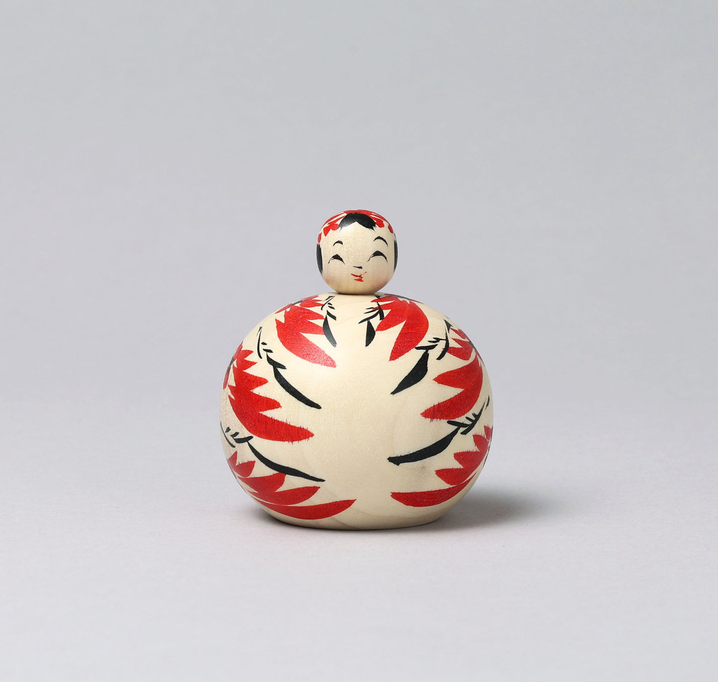 Ejiko kokeshi doll | KOYAMA, Yoshimi 小山芳美工人 | えじここけし | Togatta style 遠刈田系 | 6.5cm in height from Japan