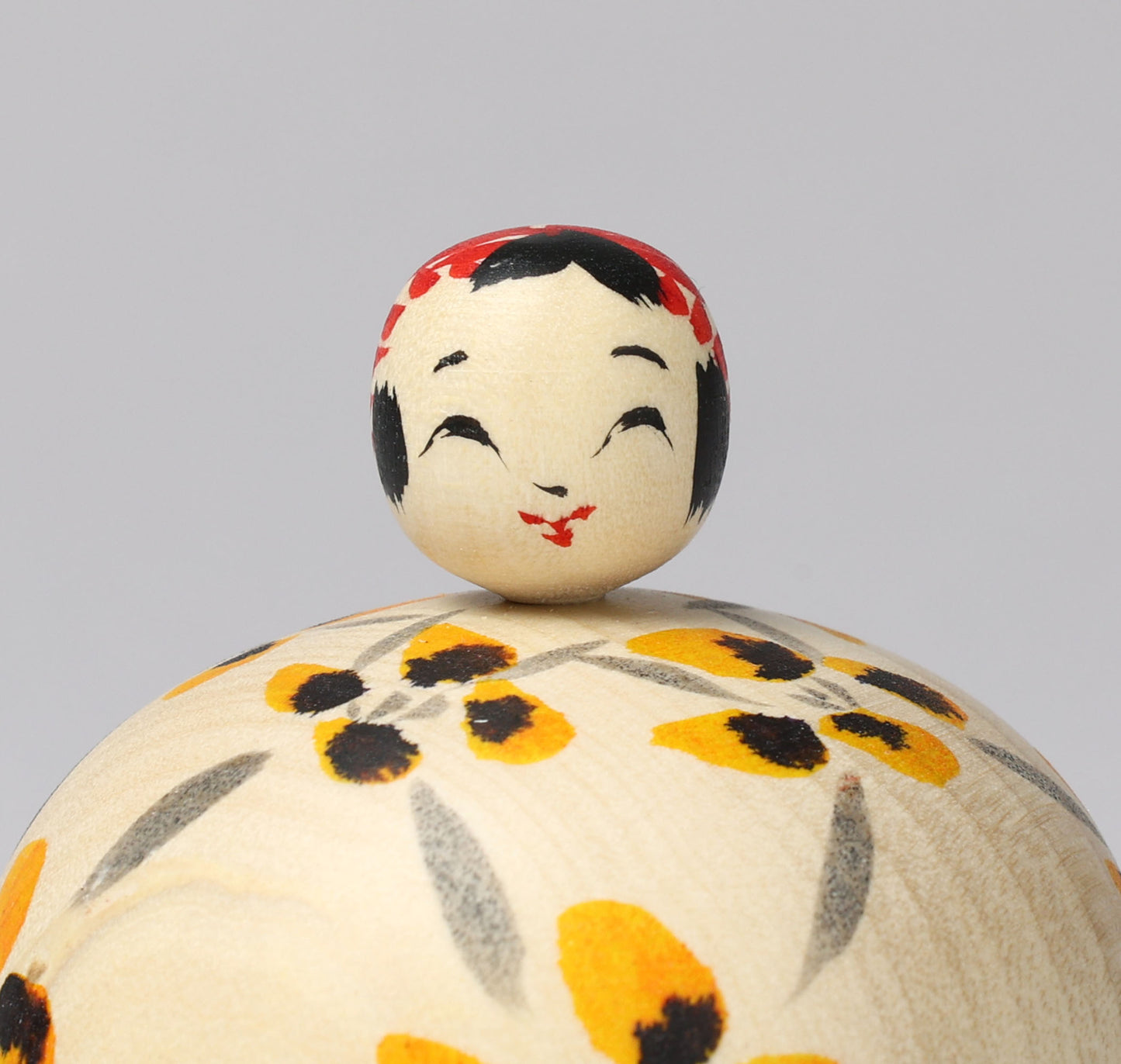 Ejiko kokeshi doll | KOYAMA, Yoshimi 小山芳美工人 | えじここけし | Togatta style 遠刈田系 | 6.5cm in height from Japan