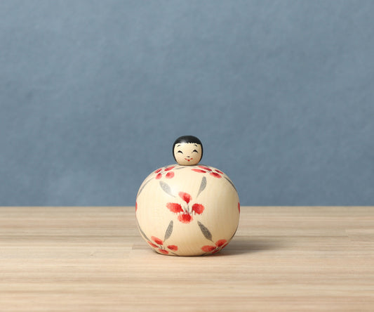 Ejiko kokeshi doll | KOYAMA, Yoshimi 小山芳美工人 | えじここけし | Togatta style 遠刈田系 | 6.5cm in height from Japan