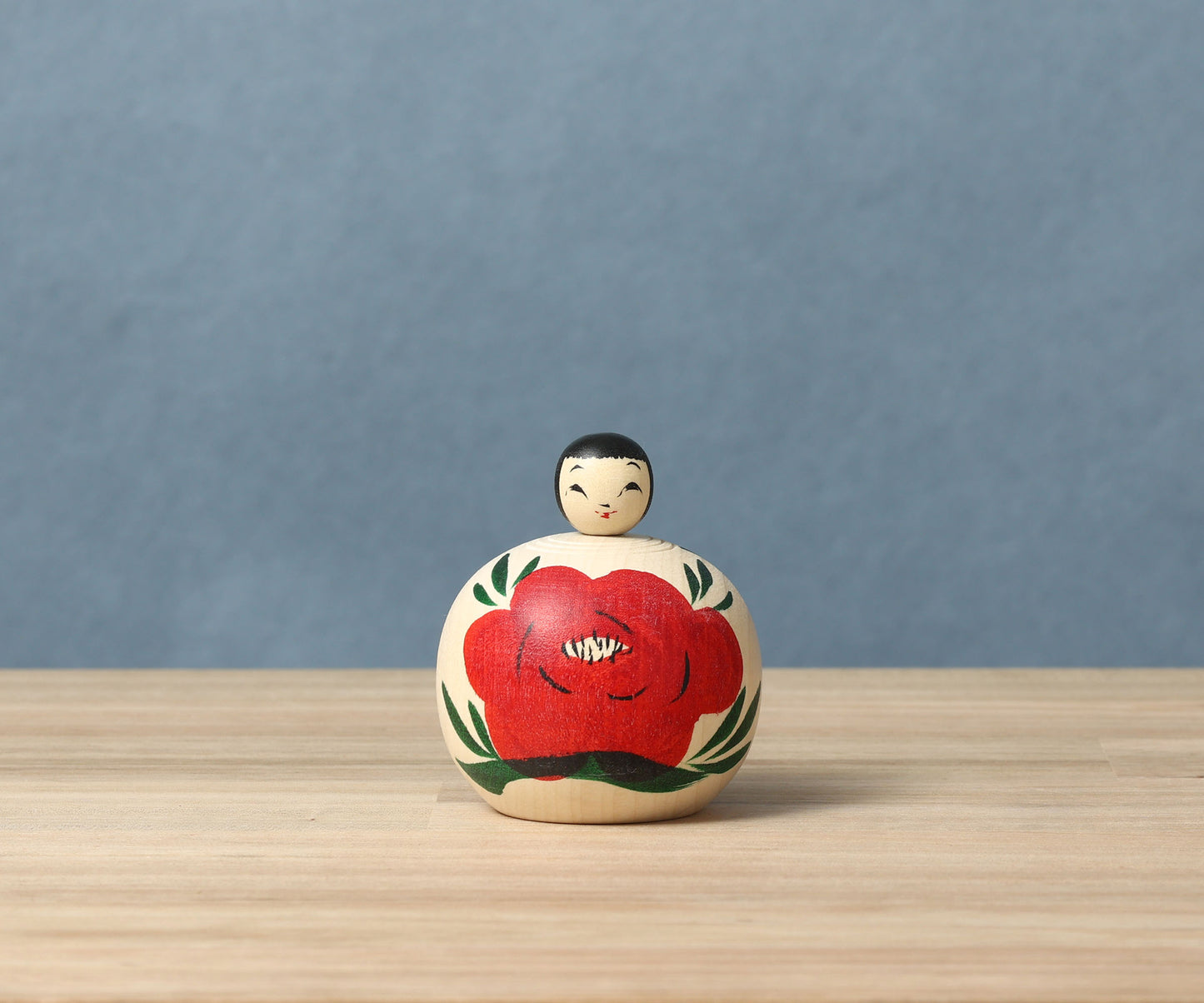 Ejiko kokeshi doll | KOYAMA, Yoshimi 小山芳美工人 | えじここけし | Togatta style 遠刈田系 | 6.5cm in height from Japan