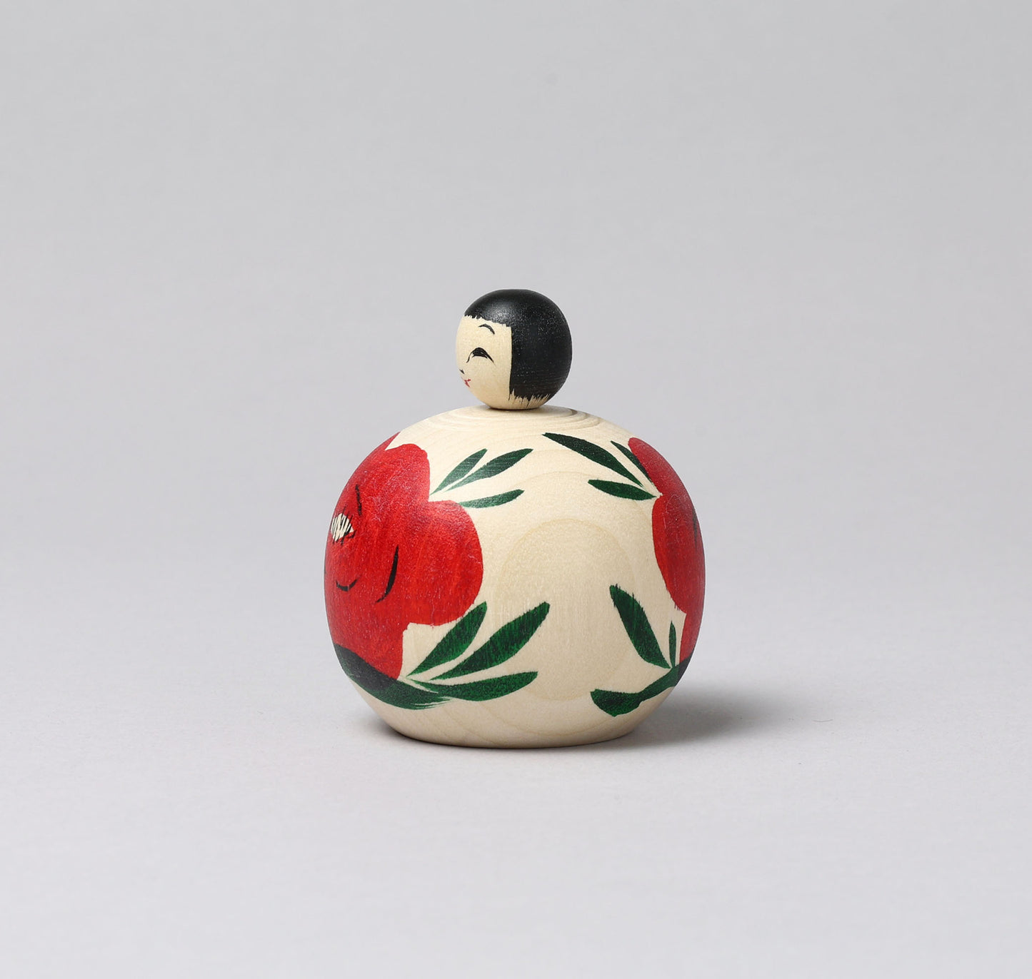 Ejiko kokeshi doll | KOYAMA, Yoshimi 小山芳美工人 | えじここけし | Togatta style 遠刈田系 | 6.5cm in height from Japan