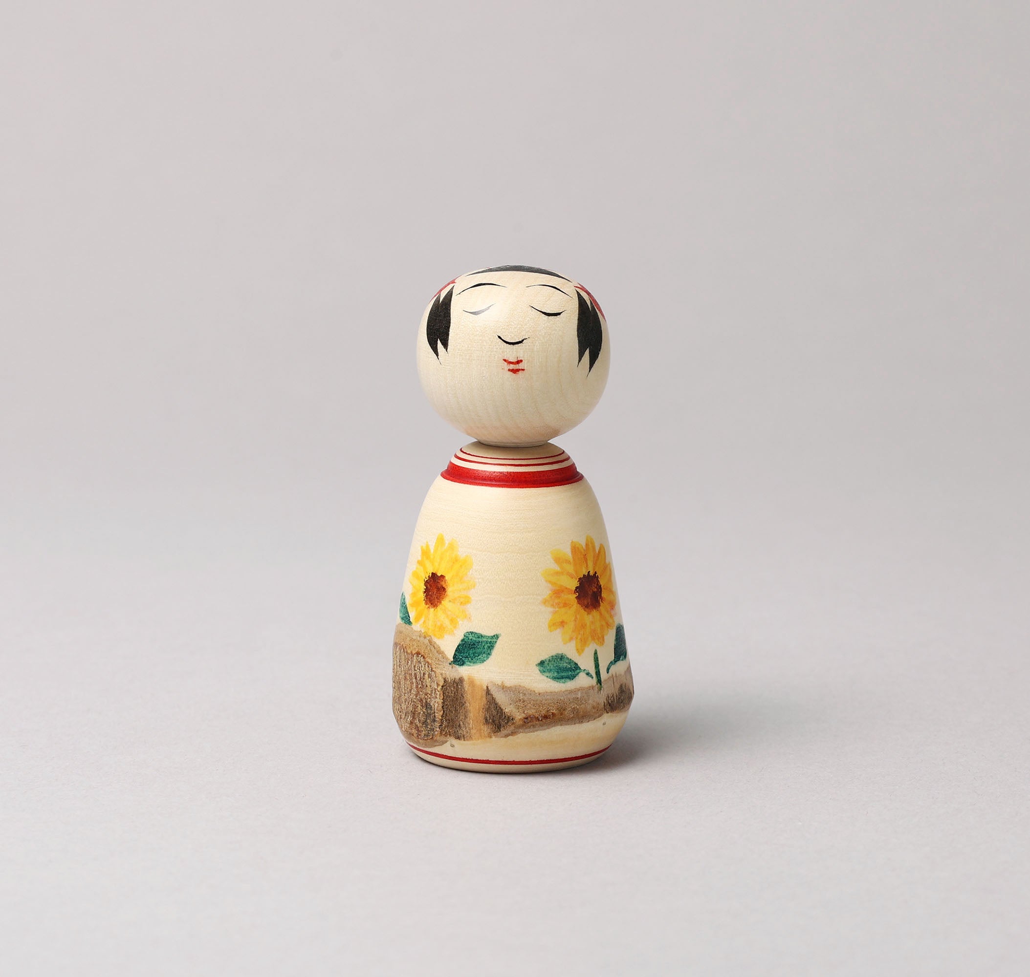 OHNUMA Hideaki 大沼秀顕工人 | Sunflower kokeshi - ひまわり