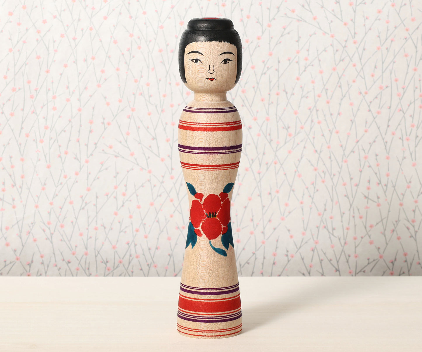 ABO, Masafumi 阿保正文工人 | Dento Koubei style kokeshi 幸兵衛型こけし | Tsugaru style 津軽系