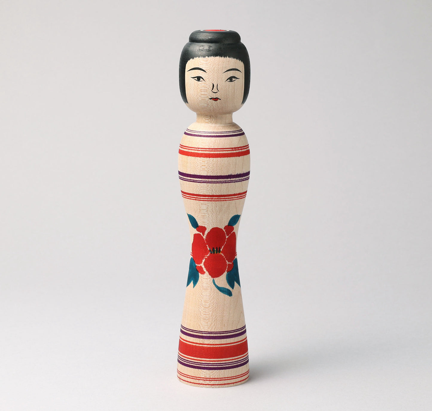 ABO, Masafumi 阿保正文工人 | Dento Koubei style kokeshi 幸兵衛型こけし | Tsugaru style 津軽系