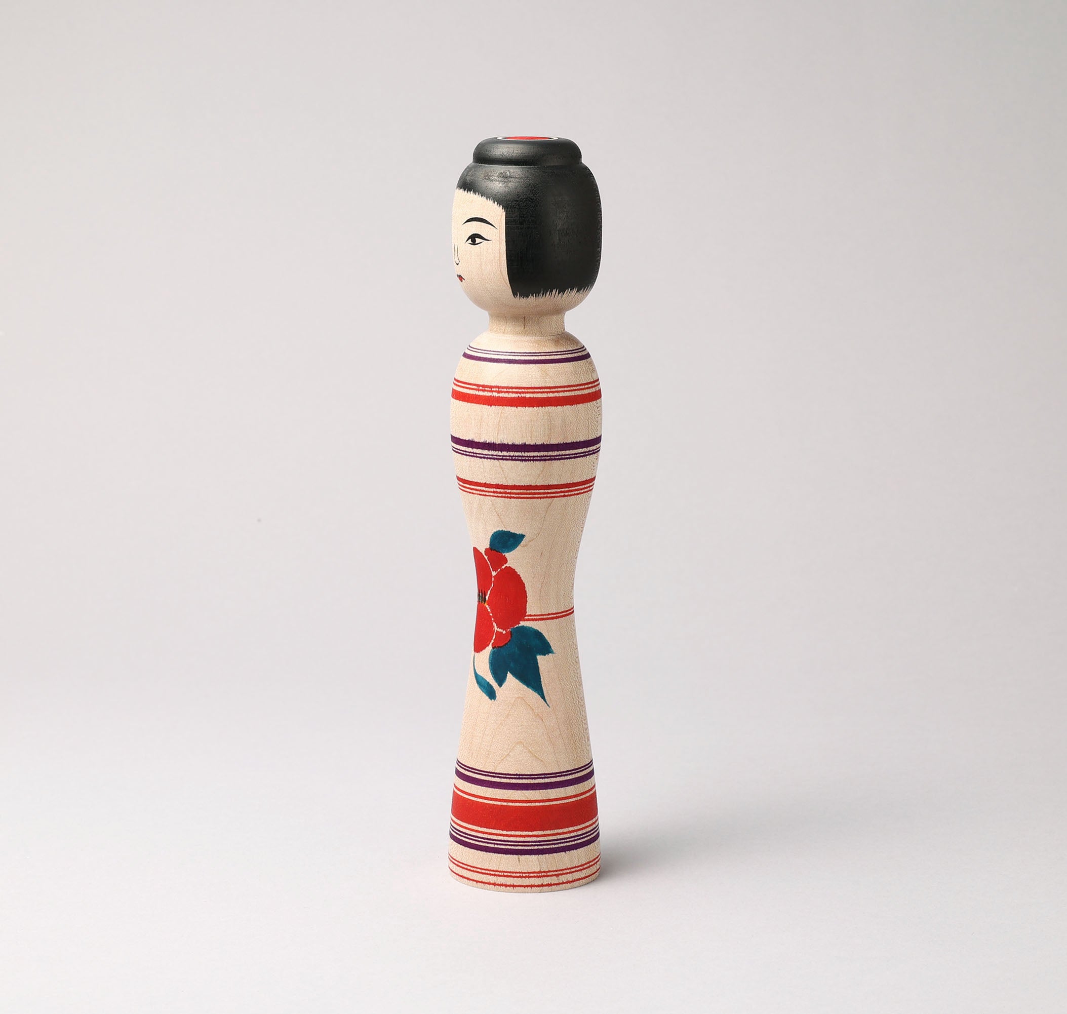幸兵衛型こけし | 阿保正文工人 | 津軽系 | 高さ24.5cm – Shin Crafts