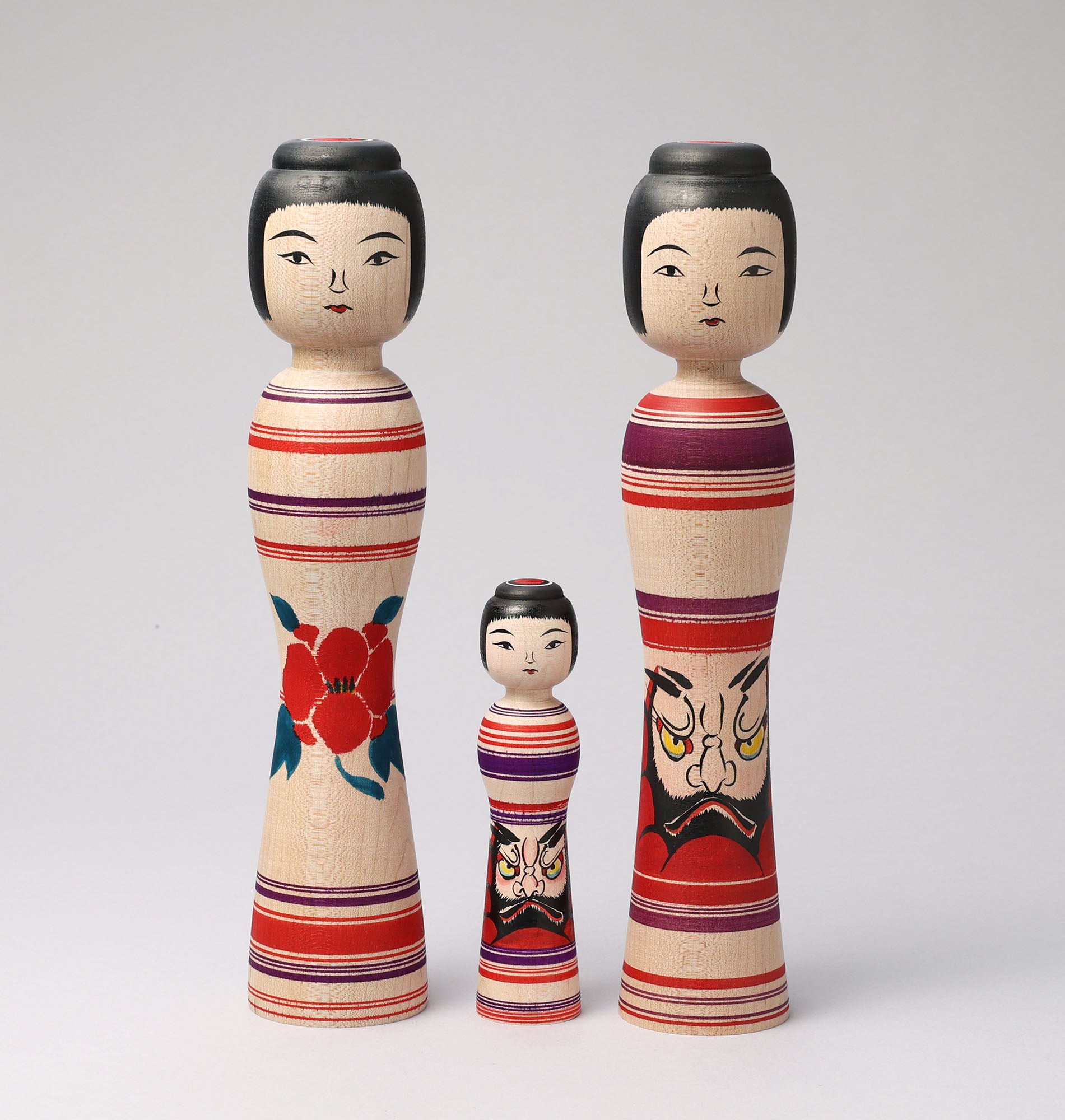 幸兵衛型こけし | 阿保正文工人 | 津軽系 | 高さ24.5cm – Shin Crafts
