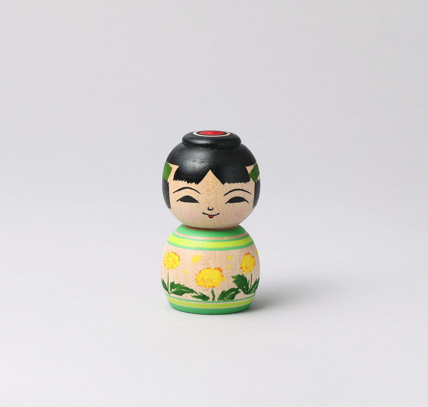 ABO, Masafumi 阿保正文工人 | Dandelion kokeshi たんぽぽこけし | Tsugaru style 津軽系