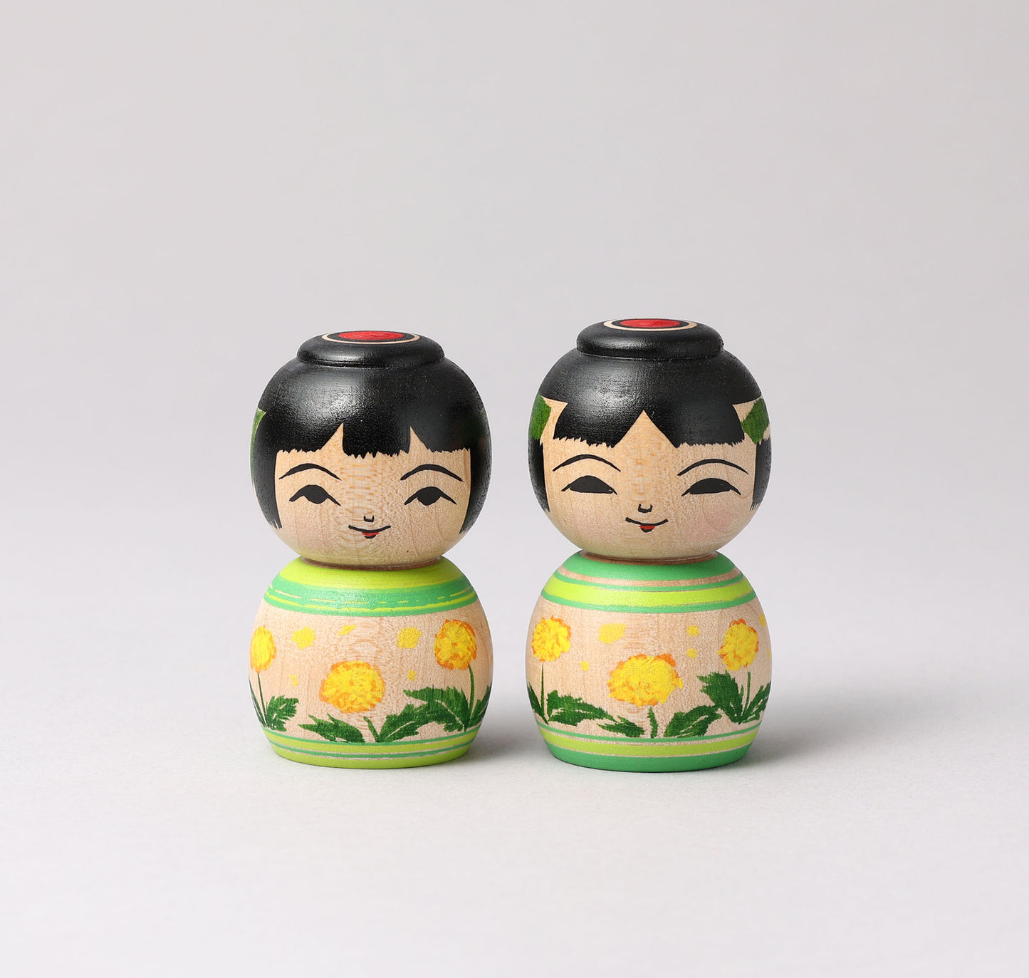 ABO, Masafumi 阿保正文工人 | Dandelion kokeshi たんぽぽこけし | Tsugaru style 津軽系