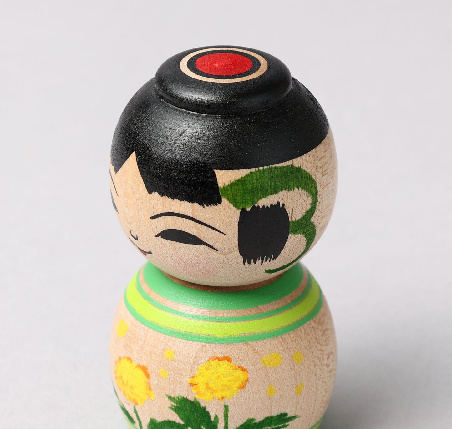 ABO, Masafumi 阿保正文工人 | Dandelion kokeshi たんぽぽこけし | Tsugaru style 津軽系