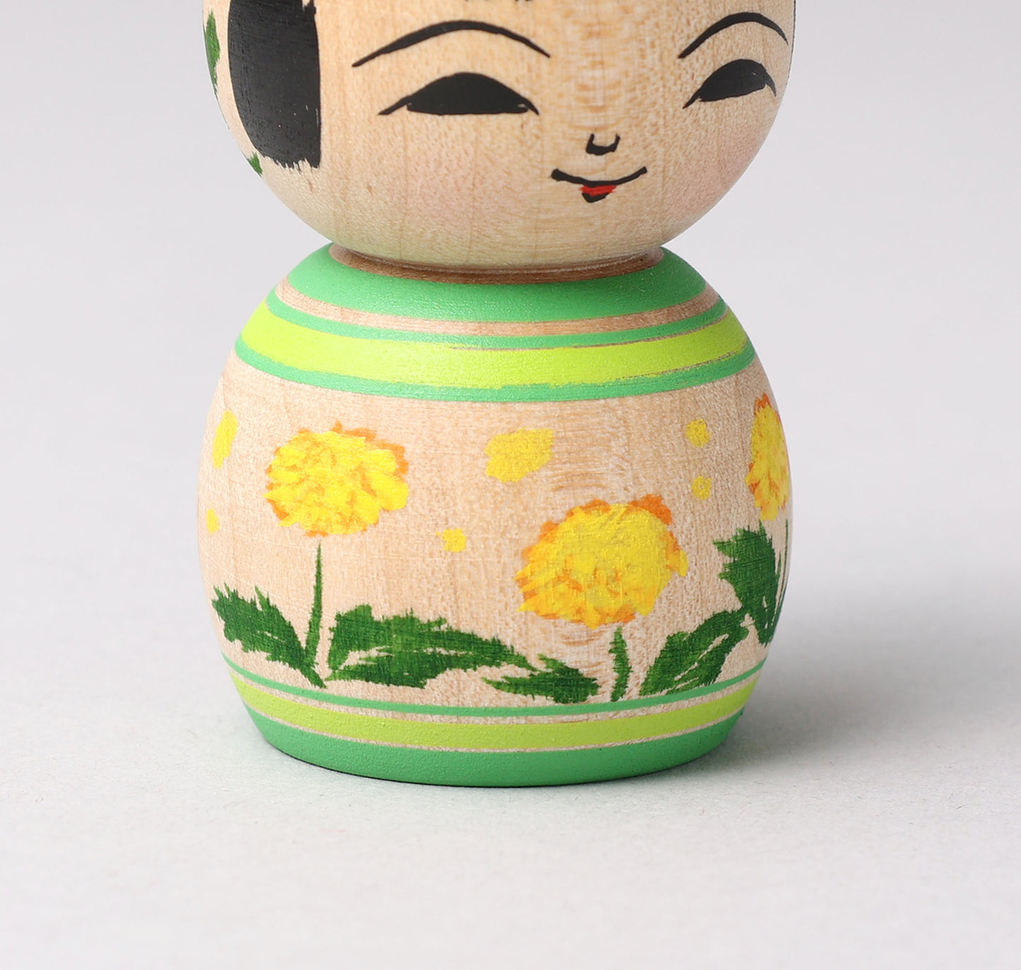 ABO, Masafumi 阿保正文工人 | Dandelion kokeshi たんぽぽこけし | Tsugaru style 津軽系