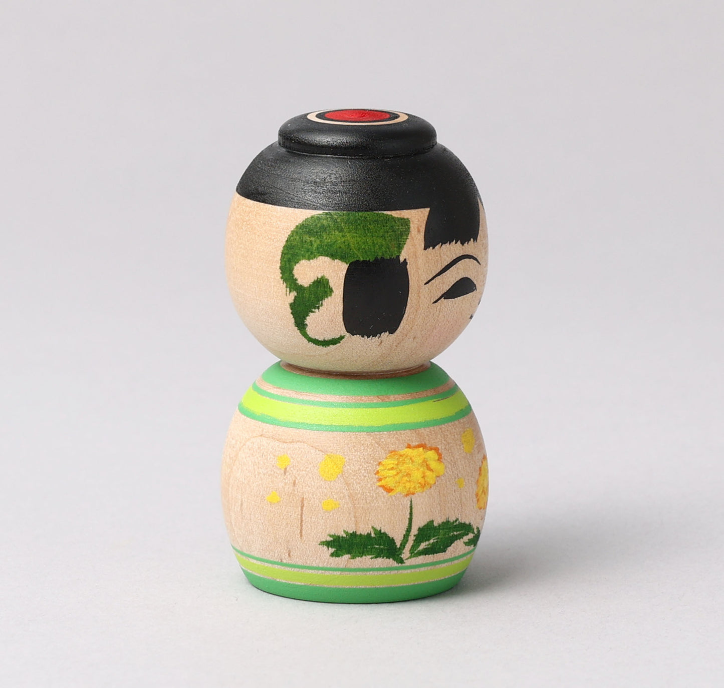 ABO, Masafumi 阿保正文工人 | Dandelion kokeshi たんぽぽこけし | Tsugaru style 津軽系