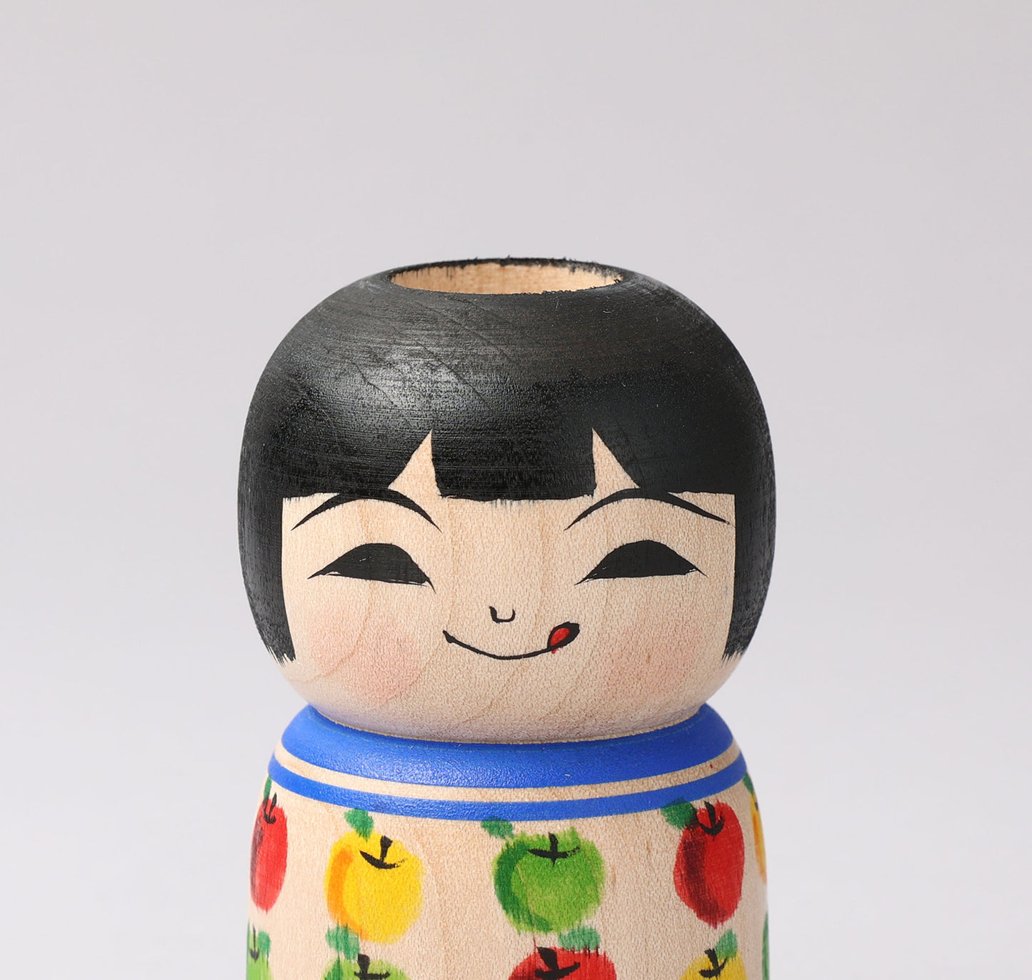 Abo, Masafumi 阿保正文工人 | Pen holder kokeshi- ペン立てこけし | Tsugaru style 津軽系