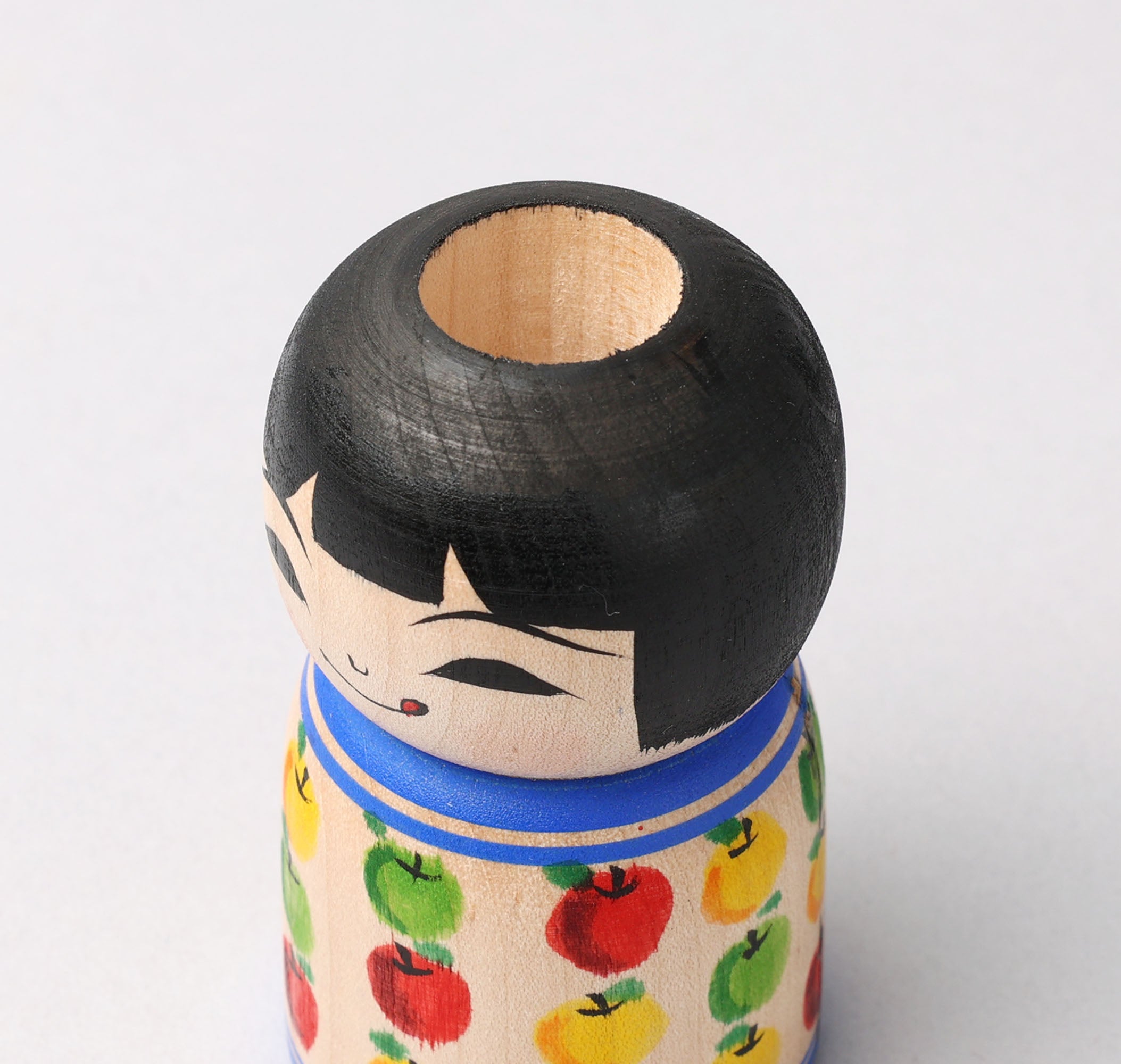 Abo, Masafumi 阿保正文工人 | Pen holder kokeshi- ペン立てこけし | Tsugaru style 津軽系 –  Shin Crafts