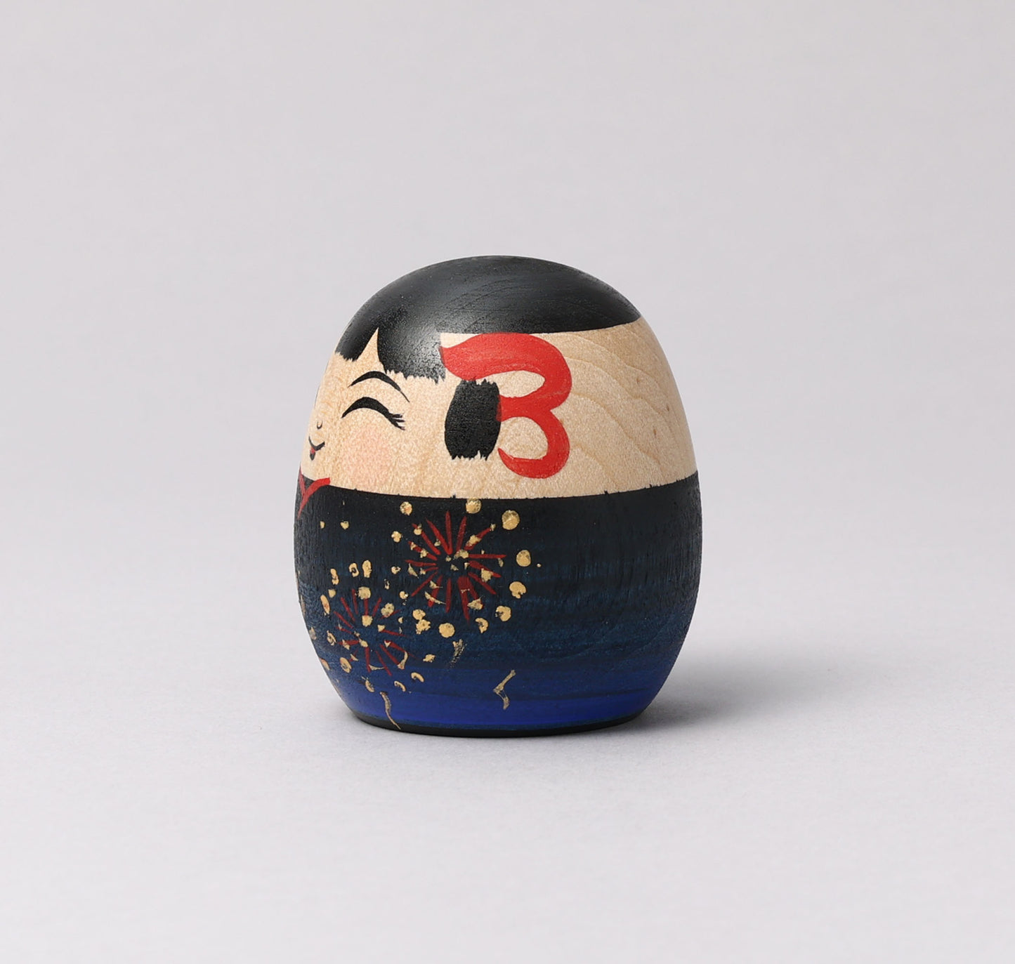 ABO, Masafumi 阿保正文工人 | Himedaruma kokeshi ひめだるまこけし | Tsugaru style 津軽系