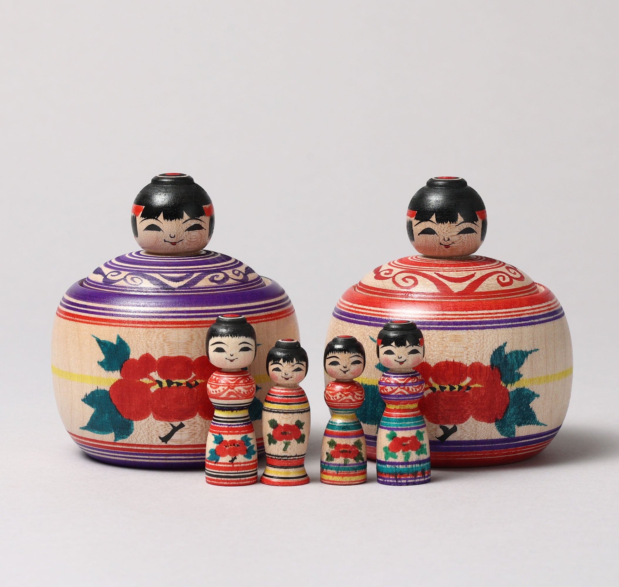 ABO, Masafumi 阿保正文工人 | Ejiko with mini kokeshi 小寸