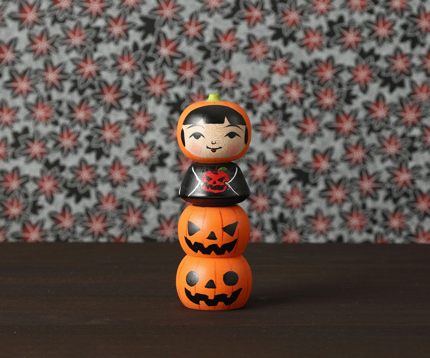 ABO, Masafumi 阿保正文工人 | Halloween kokeshi ハロウィンこけし | Tsugaru style 津軽系