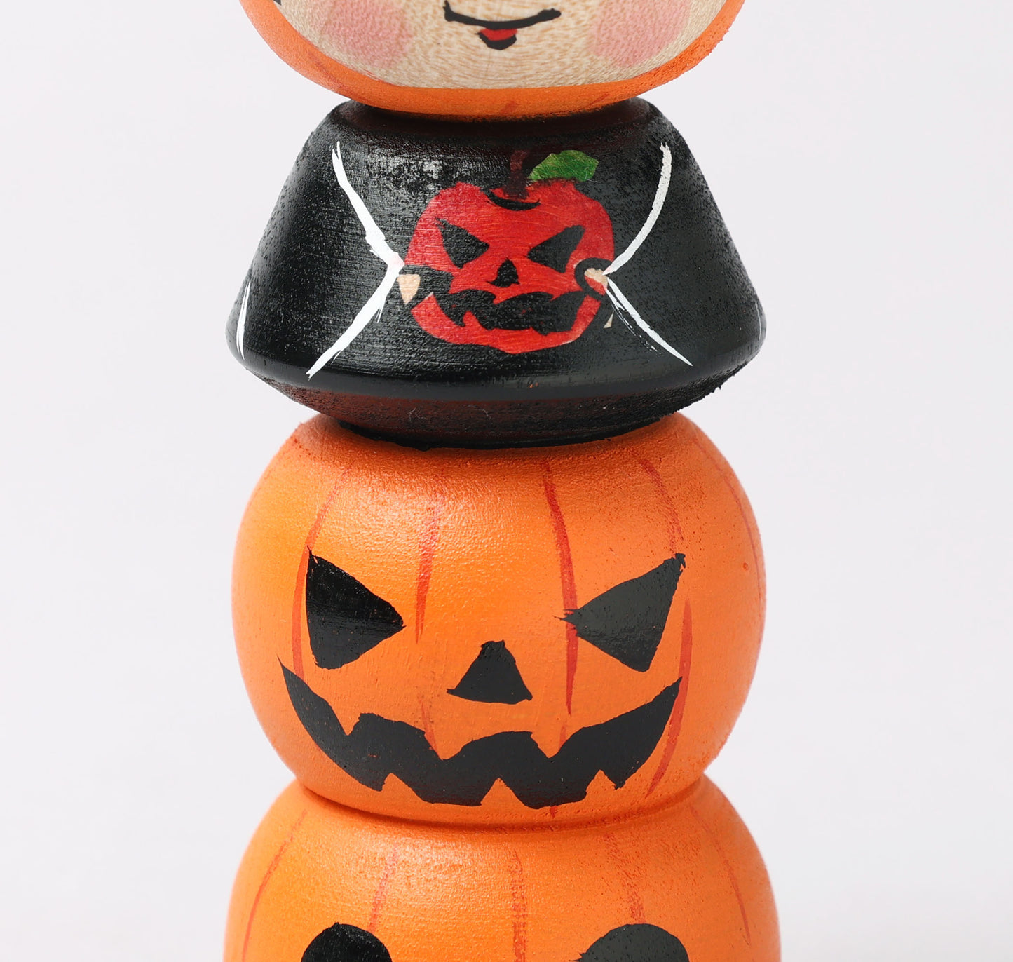 ABO, Masafumi 阿保正文工人 | Halloween kokeshi ハロウィンこけし | Tsugaru style 津軽系