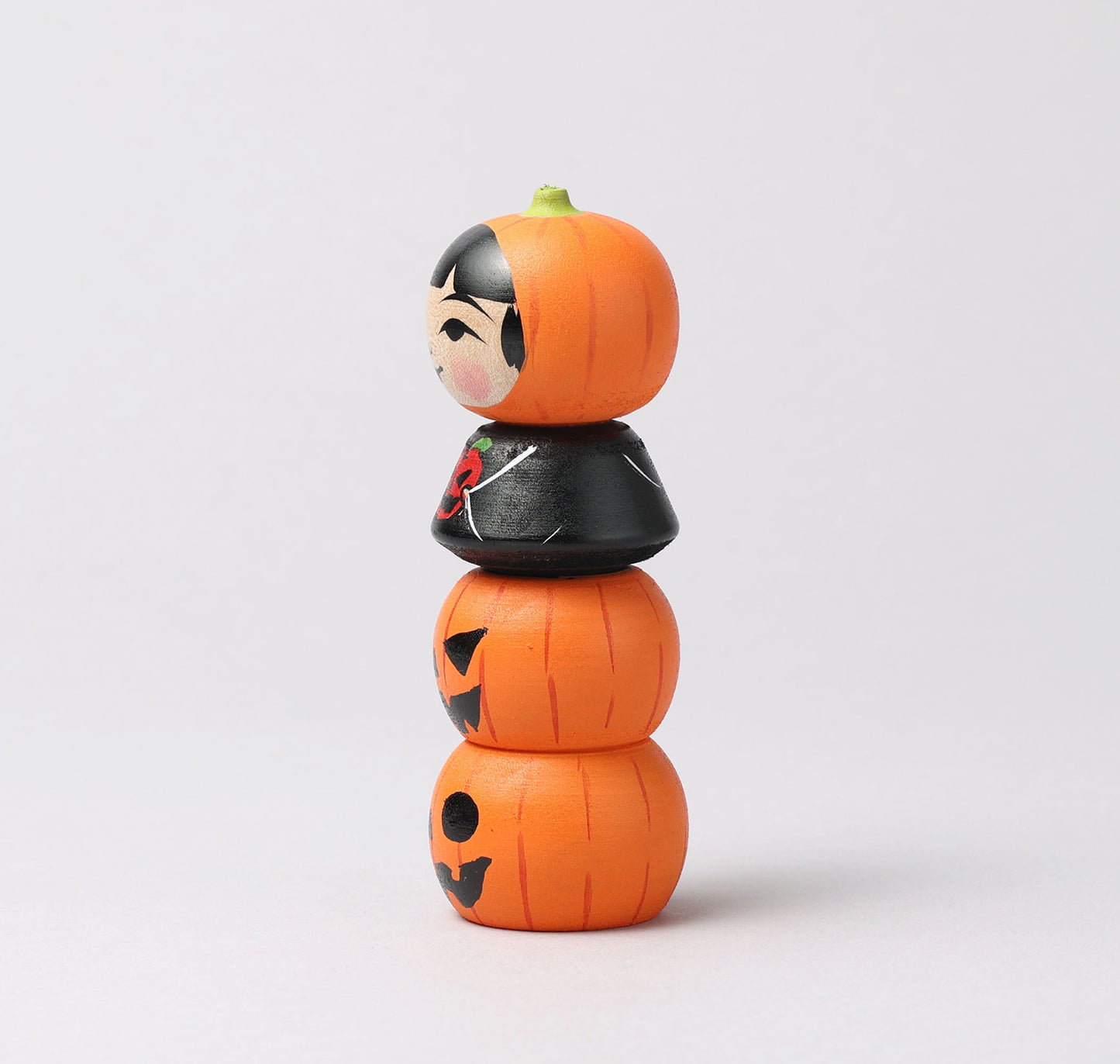 ABO, Masafumi 阿保正文工人 | Halloween kokeshi ハロウィンこけし | Tsugaru style 津軽系