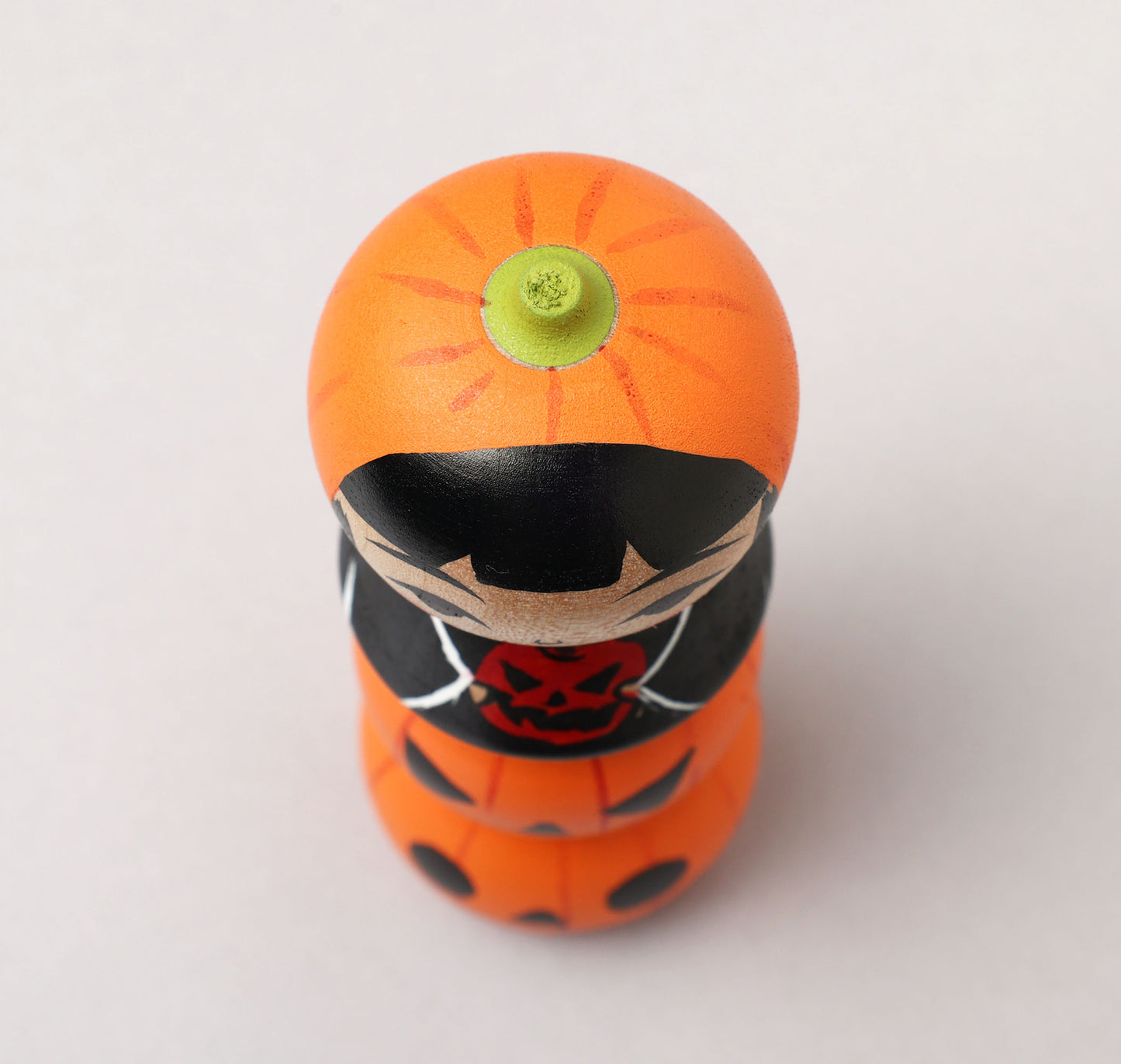 ABO, Masafumi 阿保正文工人 | Halloween kokeshi ハロウィンこけし | Tsugaru style 津軽系