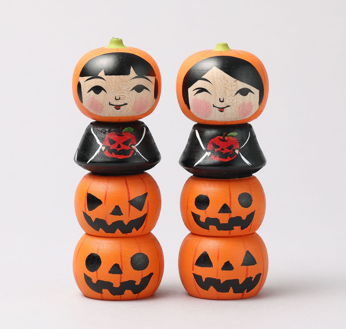 ABO, Masafumi 阿保正文工人 | Halloween kokeshi ハロウィンこけし | Tsugaru style 津軽系