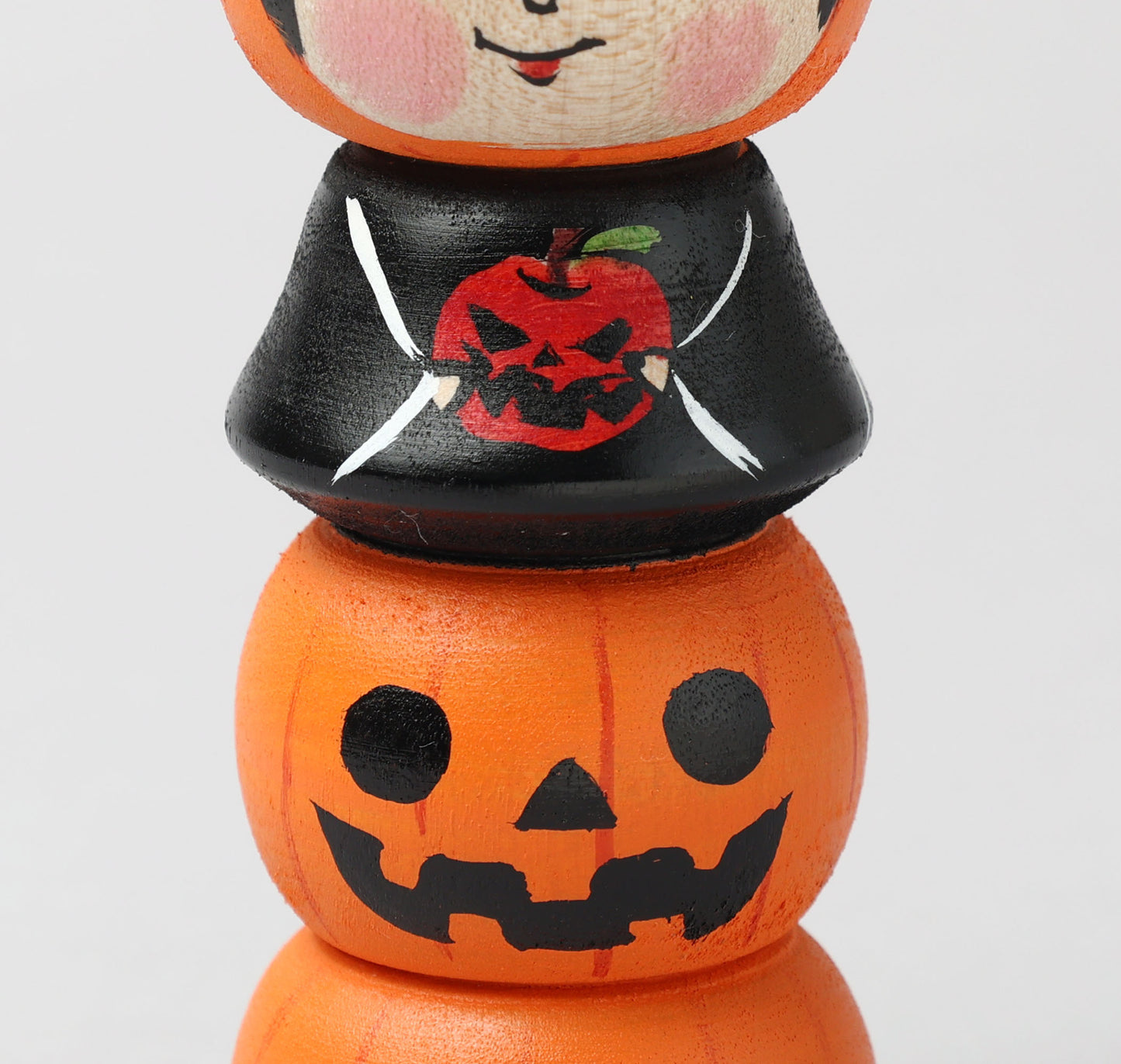 ABO, Masafumi 阿保正文工人 | Halloween kokeshi ハロウィンこけし | Tsugaru style 津軽系