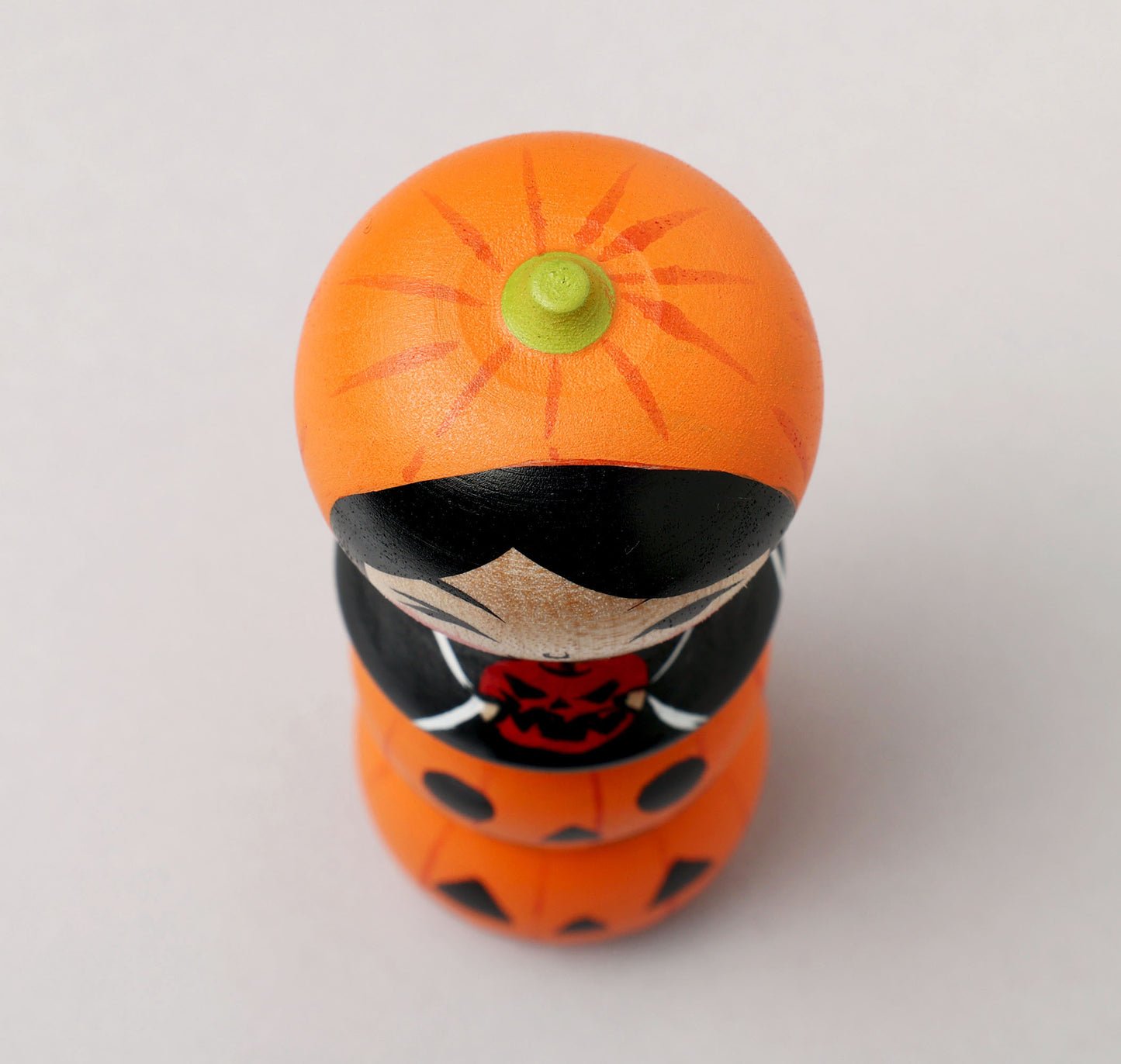 ABO, Masafumi 阿保正文工人 | Halloween kokeshi ハロウィンこけし | Tsugaru style 津軽系